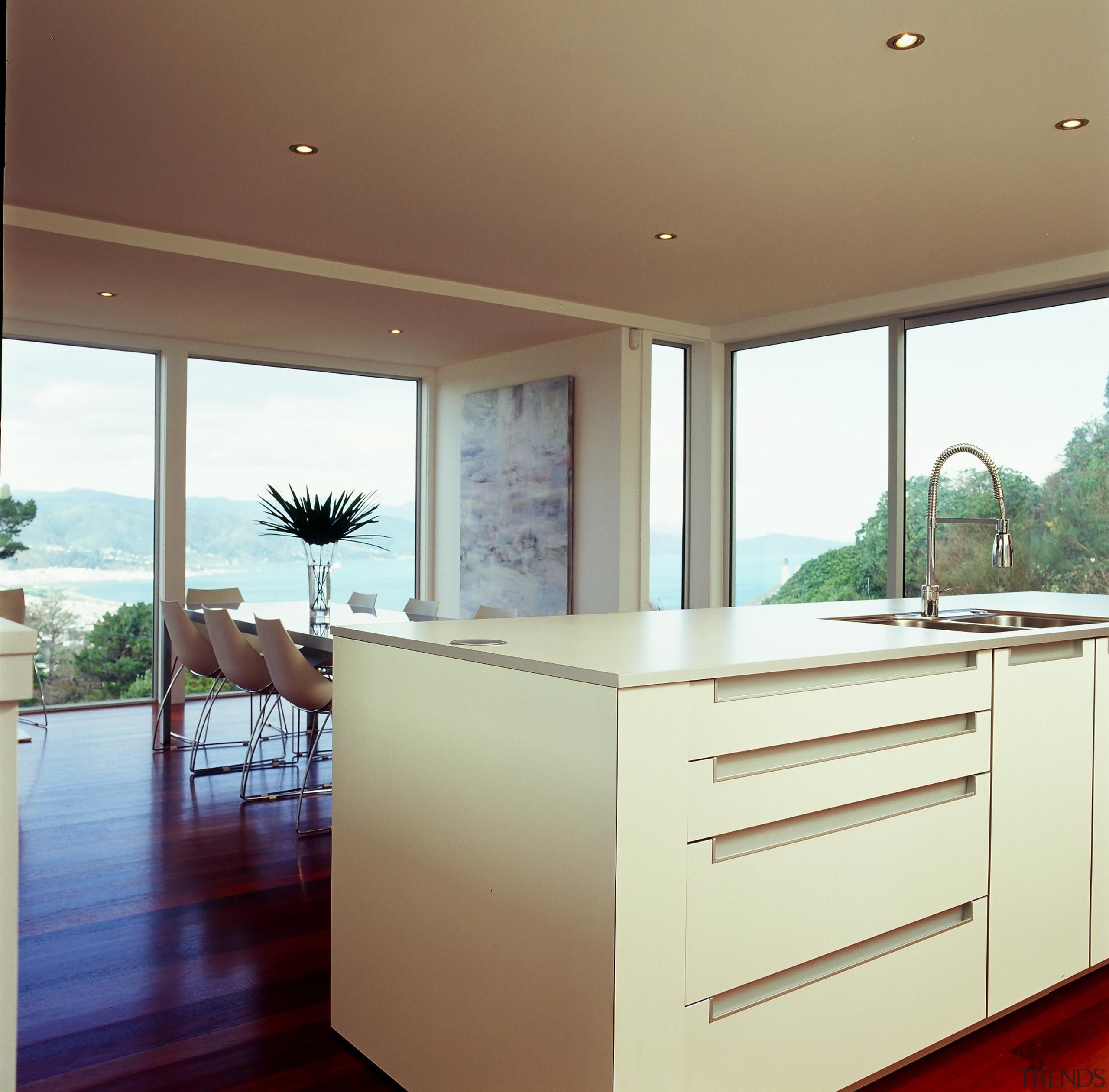 Korokoro Kitchen - Korokoro Kitchen - architecture | architecture, cabinetry, ceiling, countertop, daylighting, house, interior design, kitchen, real estate, window, brown