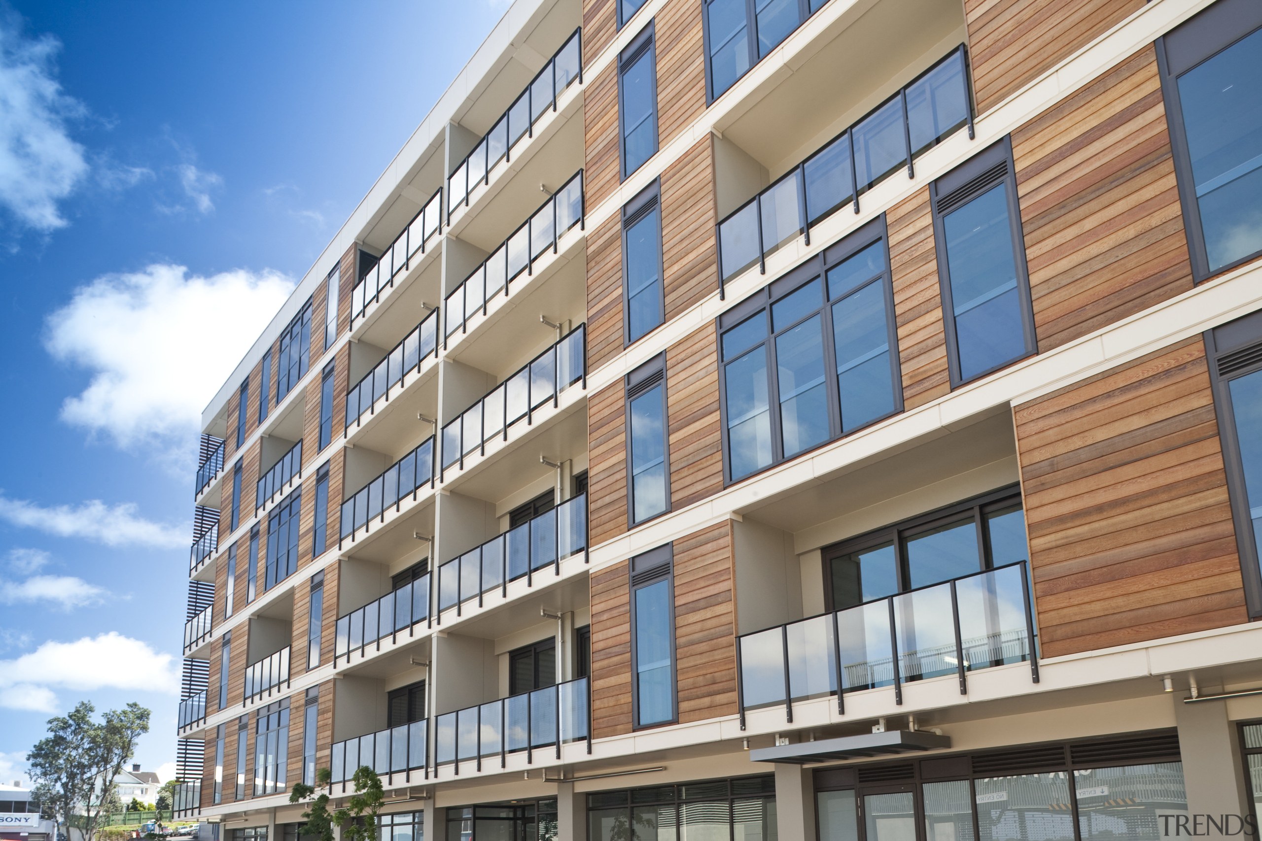 View of the 8 Nugent development. - View apartment, architecture, balcony, building, commercial building, condominium, corporate headquarters, daytime, elevation, estate, facade, home, metropolitan area, mixed use, neighbourhood, property, real estate, residential area, sky, tower block, window
