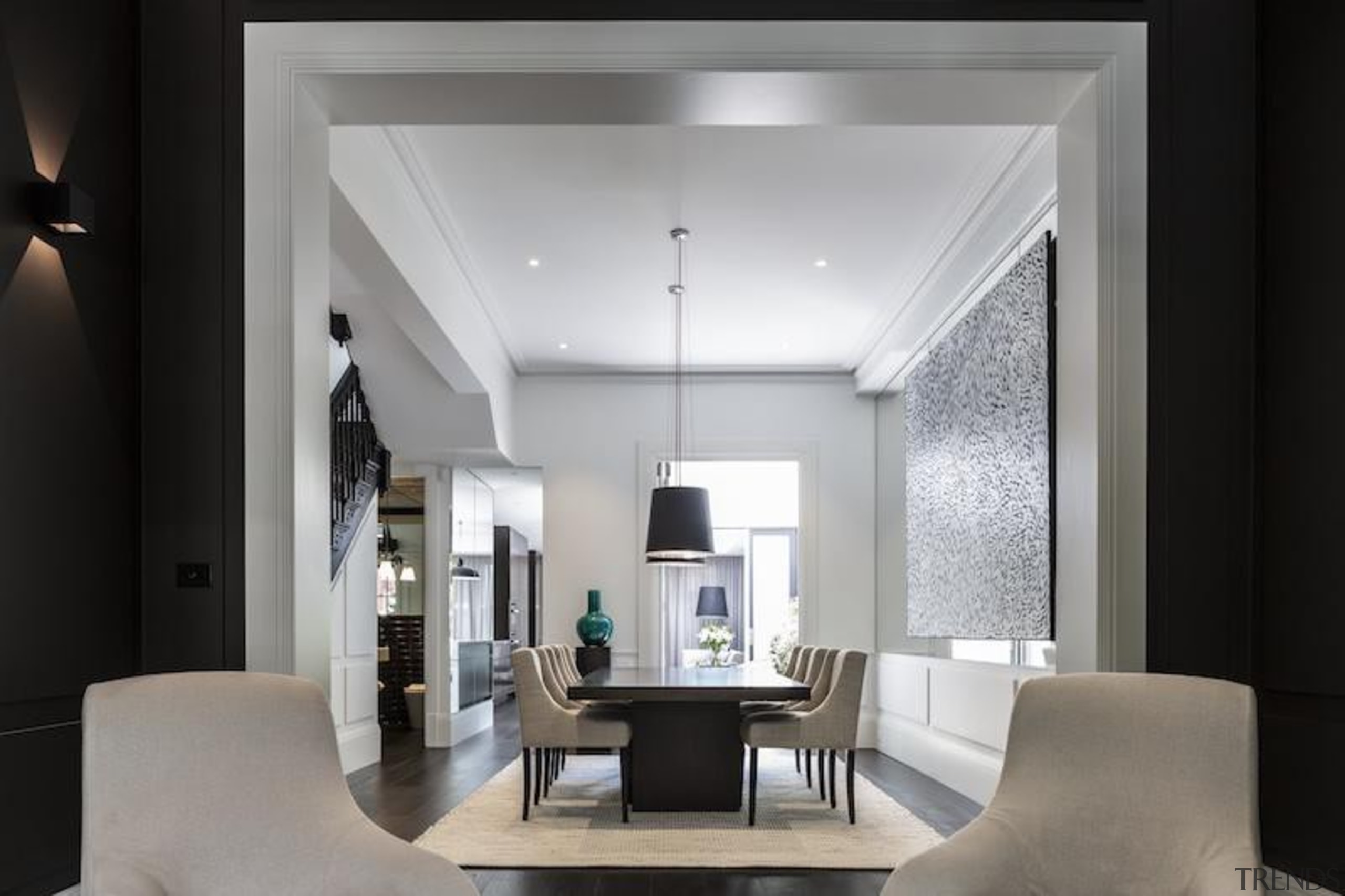 TIDA Australian Architect-Designed Renovation - Renovation Winner – ceiling, interior design, living room, gray, black