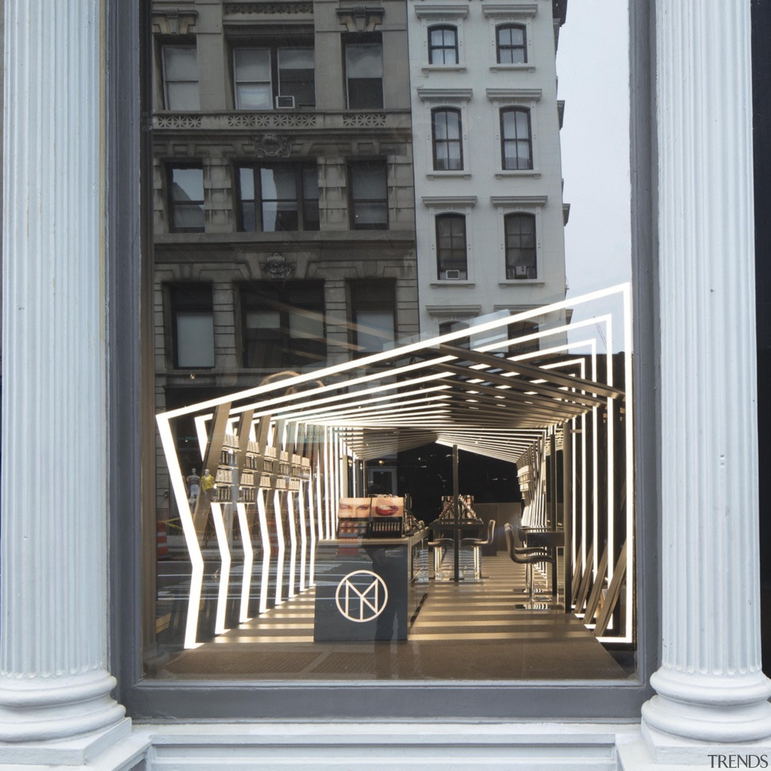 01 Zha Il Makiage Photo By Paul Warchol building, facade, structure, window, white, gray