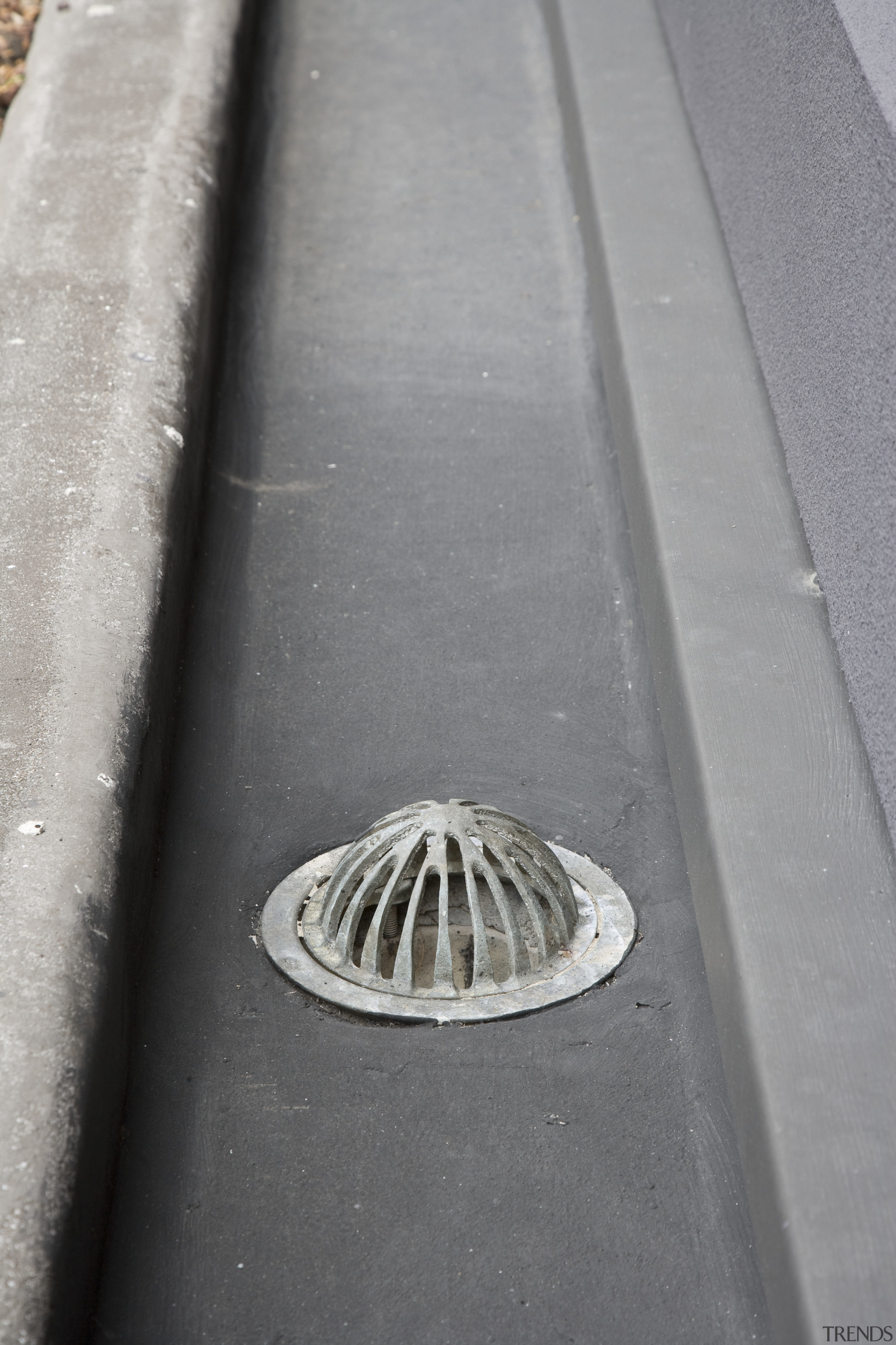 Image of drains supplied by Allproof Industries. Allproof line, gray