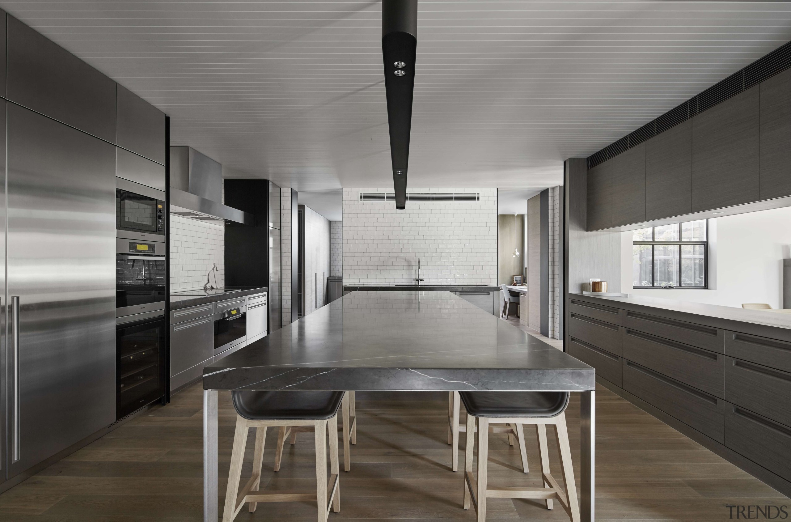 Highly Commended - BE Architecture - Highly Commended architecture, countertop, house, interior design, kitchen, gray, black