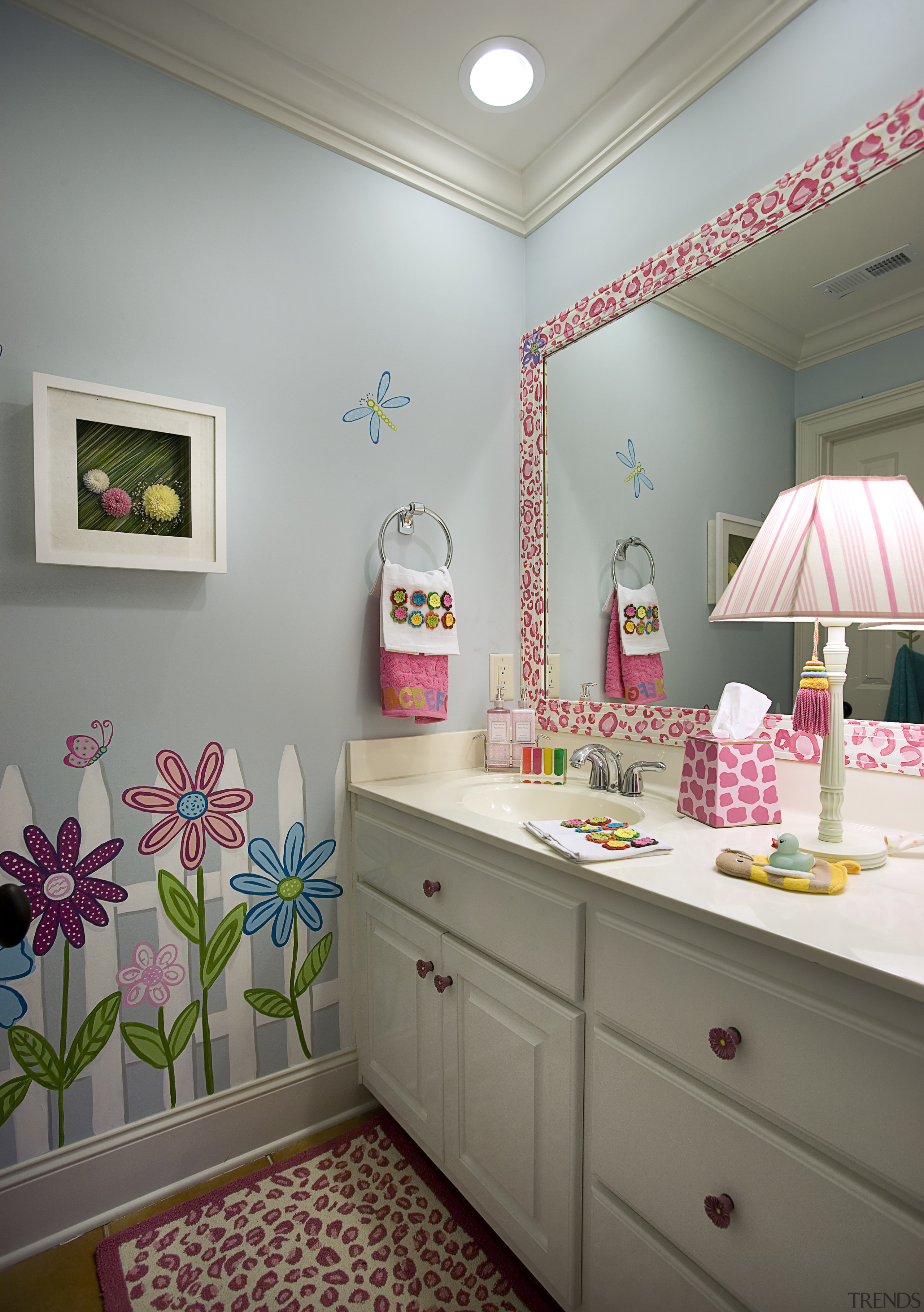 A Jack and Jill bathroom links these two ceiling, home, interior design, product, room, wall, gray