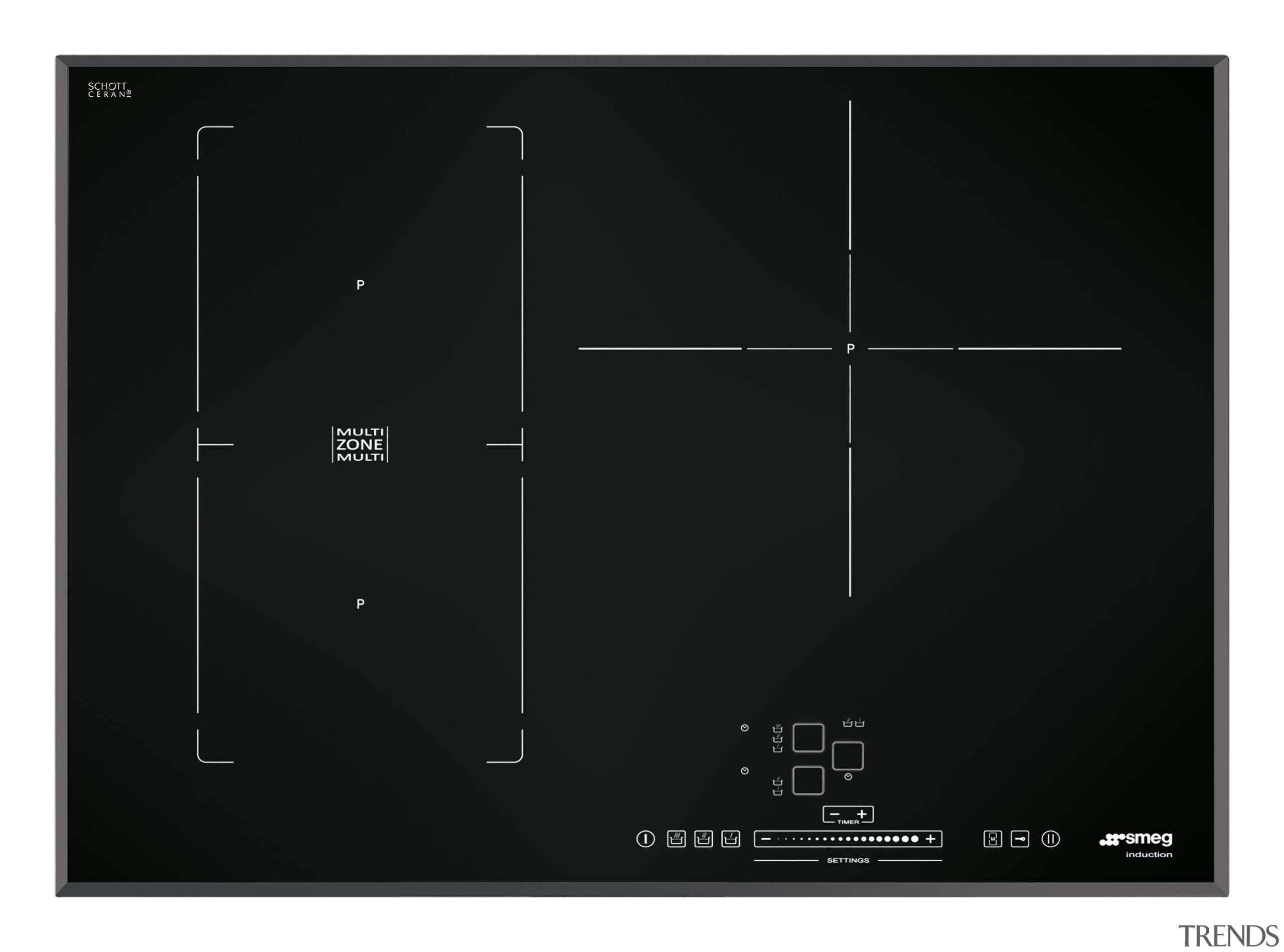 Smeg has a new induction cooktop collection with font, product, product design, black