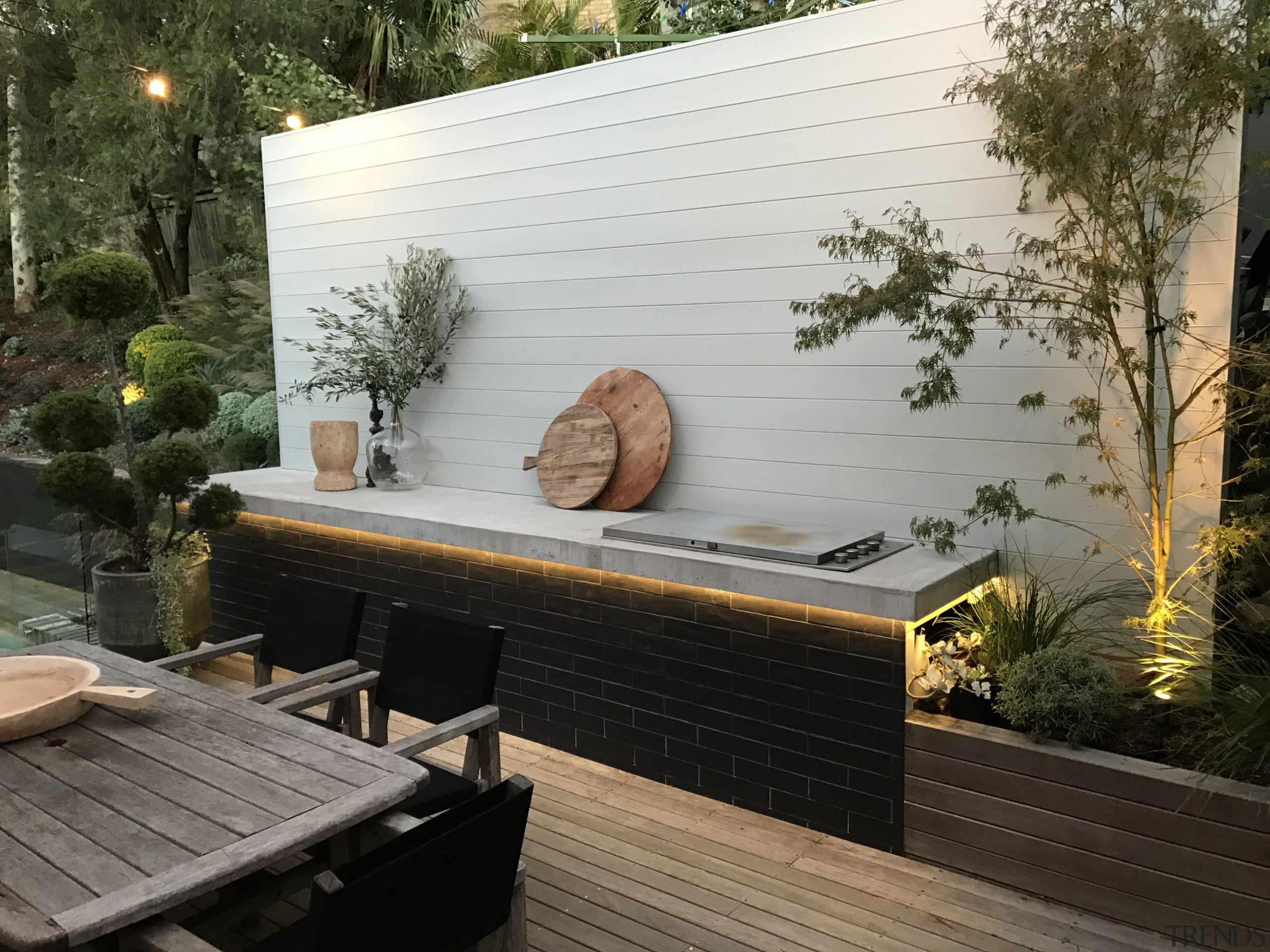 Introducing timber into your spaces is a great backyard, bench, deck, furniture, house, outdoor furniture, outdoor structure, patio, table, wood, yard, black