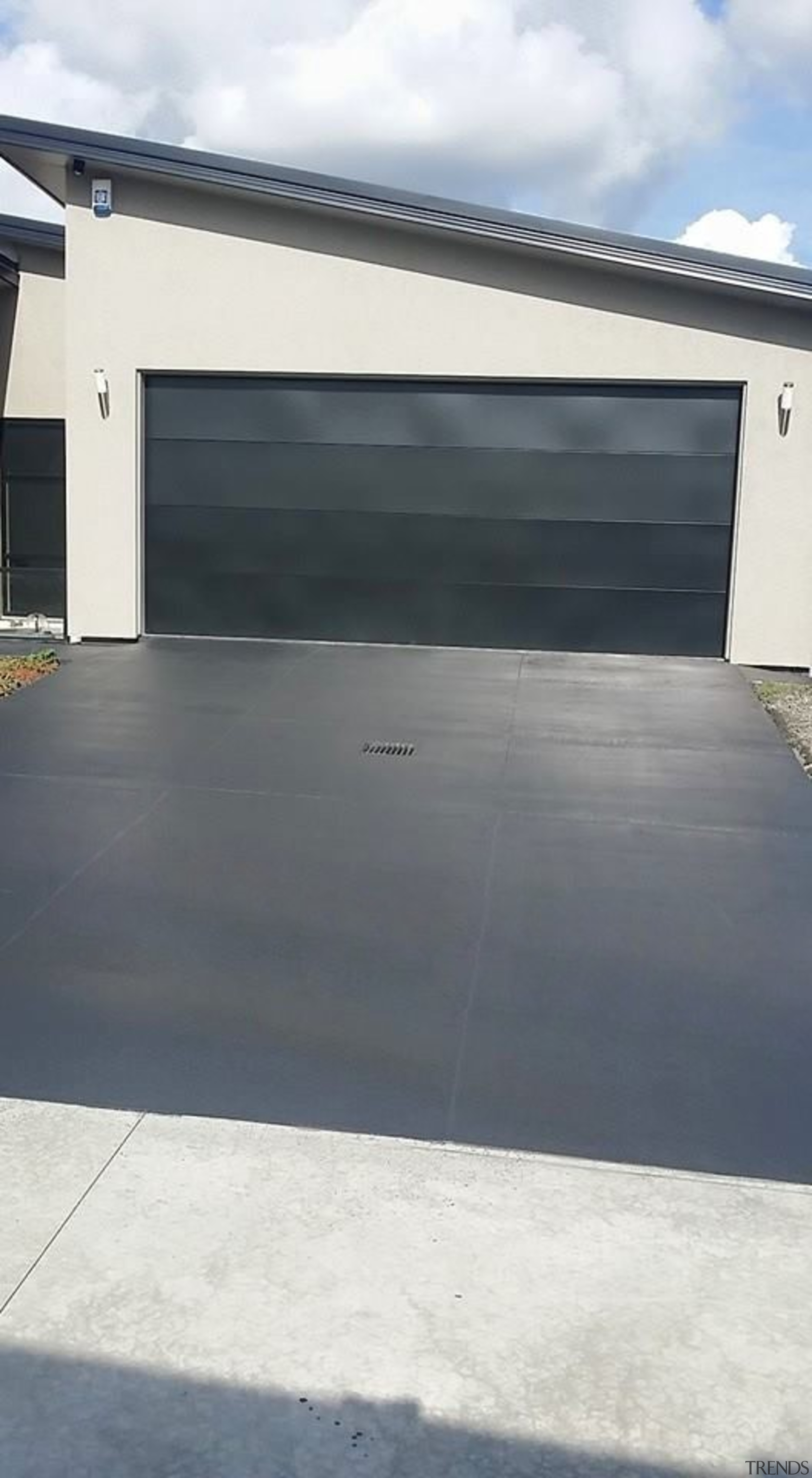 Cemcote Drive - Cemcote Drive - asphalt | asphalt, automotive exterior, building, door, garage, garage door, home, property, real estate, road surface, gray, white