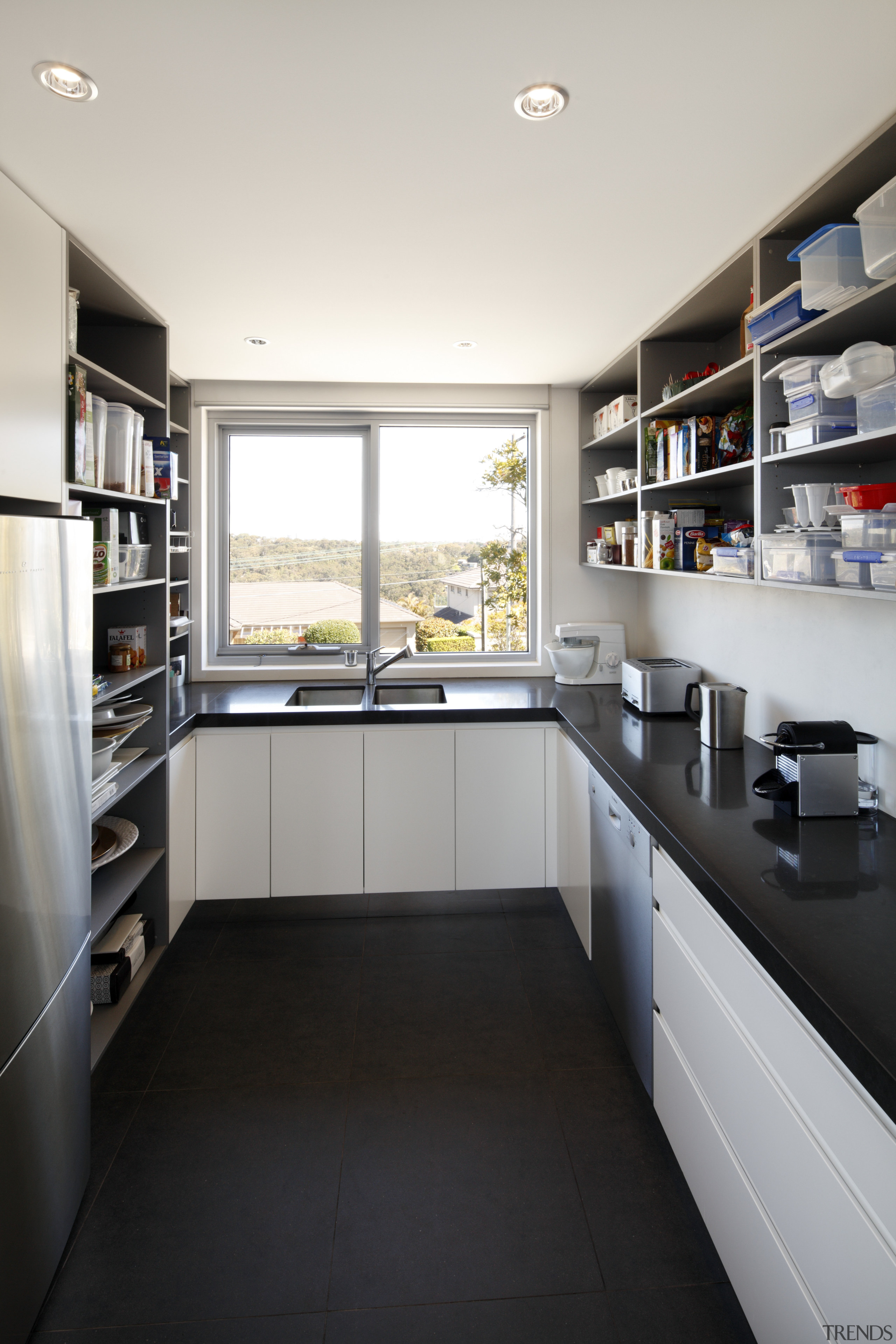 Seen here is a kitchen designed by Wonderful cabinetry, countertop, interior design, kitchen, white, black