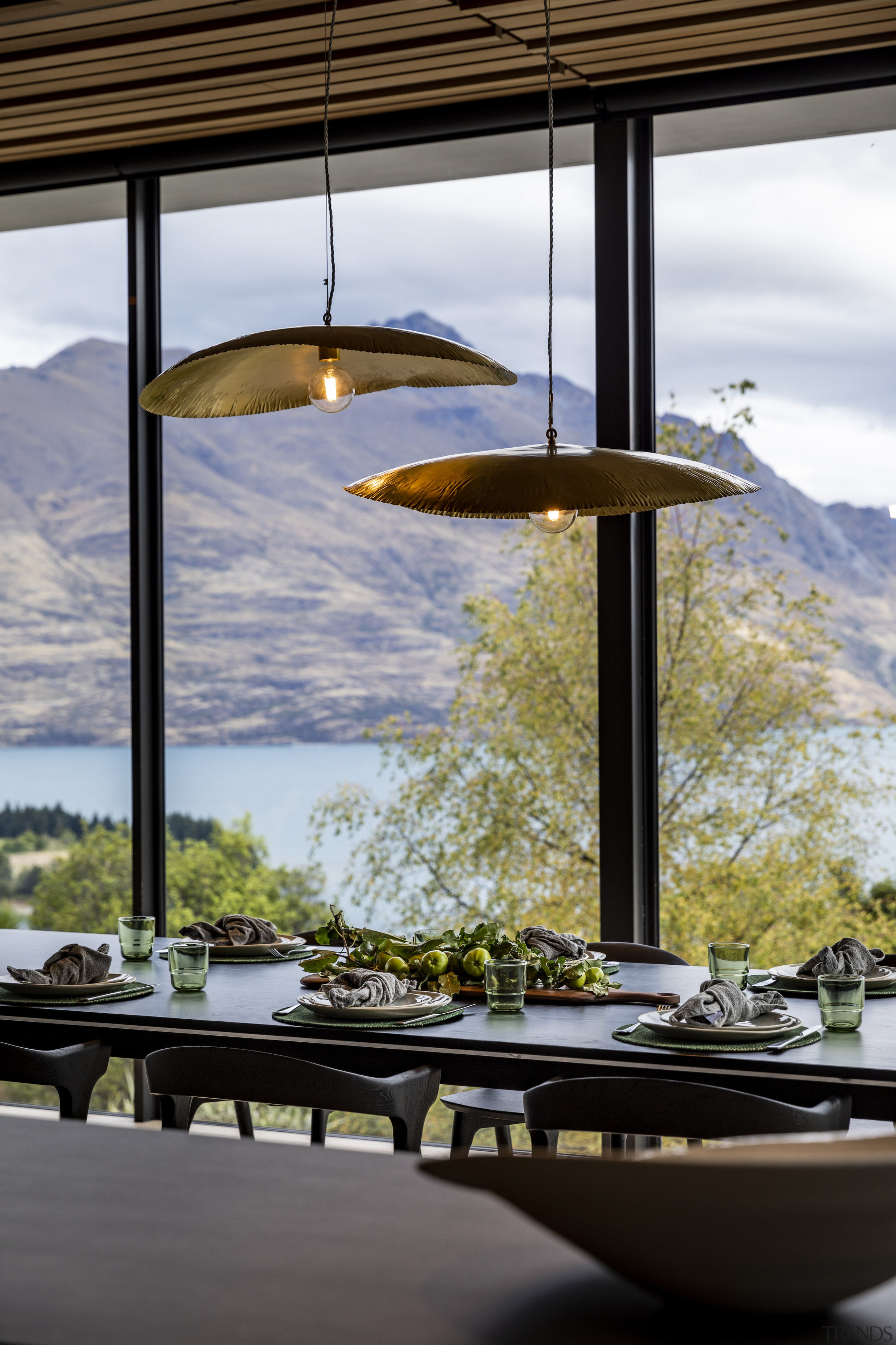 Dining space and scenic outlook beyond. - 'Bring 