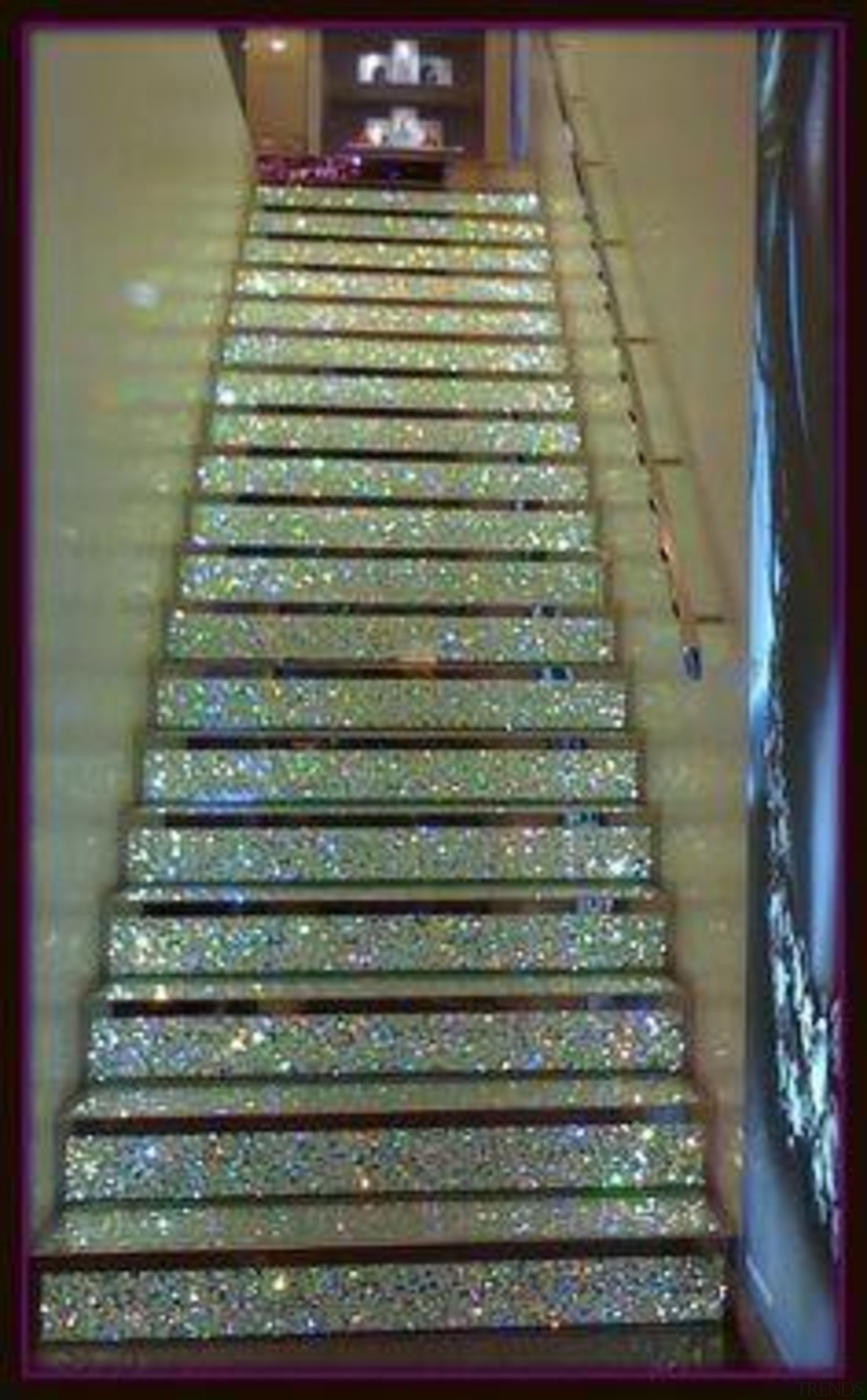 A Glitter Staircase - A Glitter Staircase - daylighting, floor, line, stairs, wood, brown