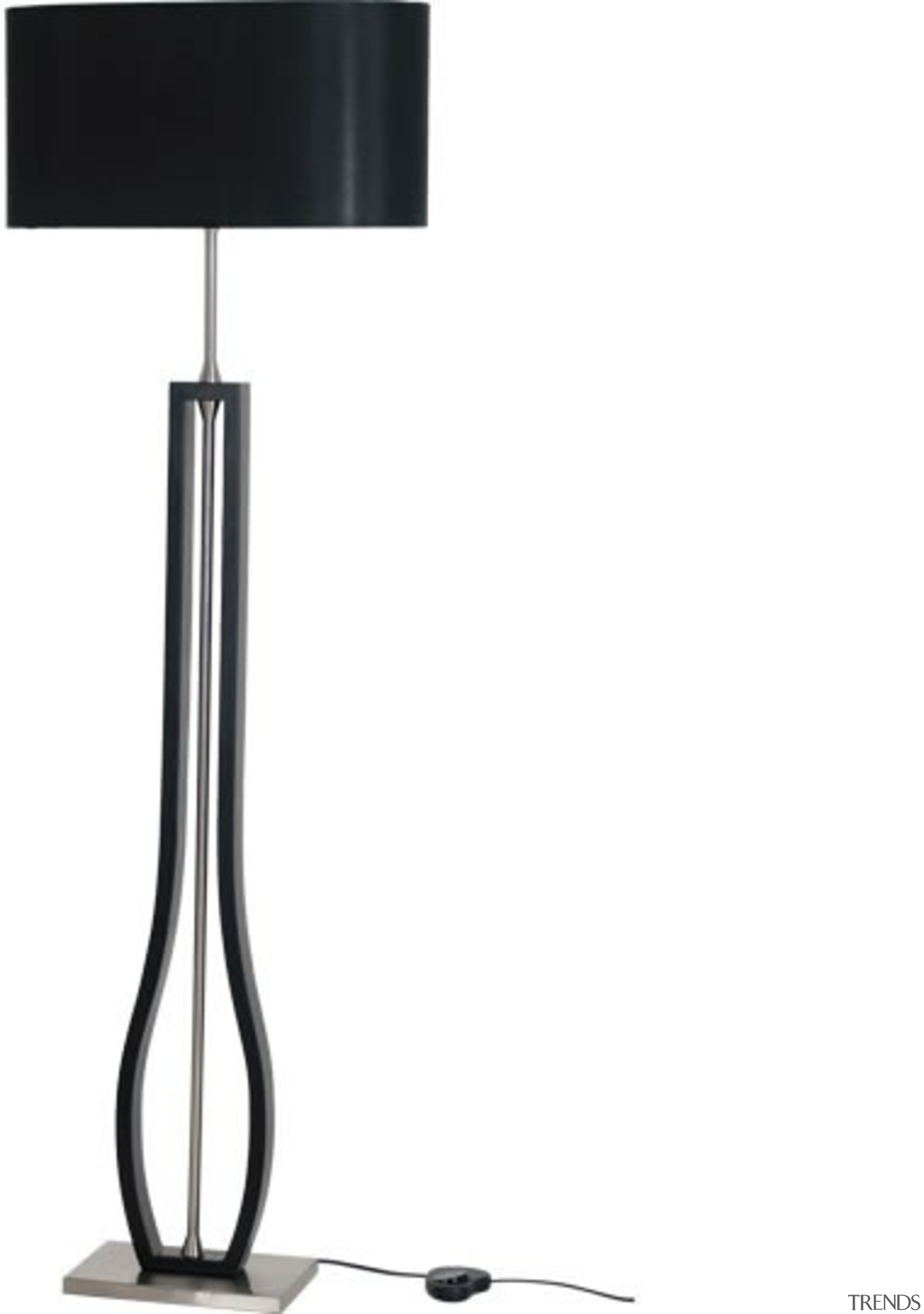 FeaturesA contemporary designer style lamp that features an lamp, light fixture, lighting, product, product design, white