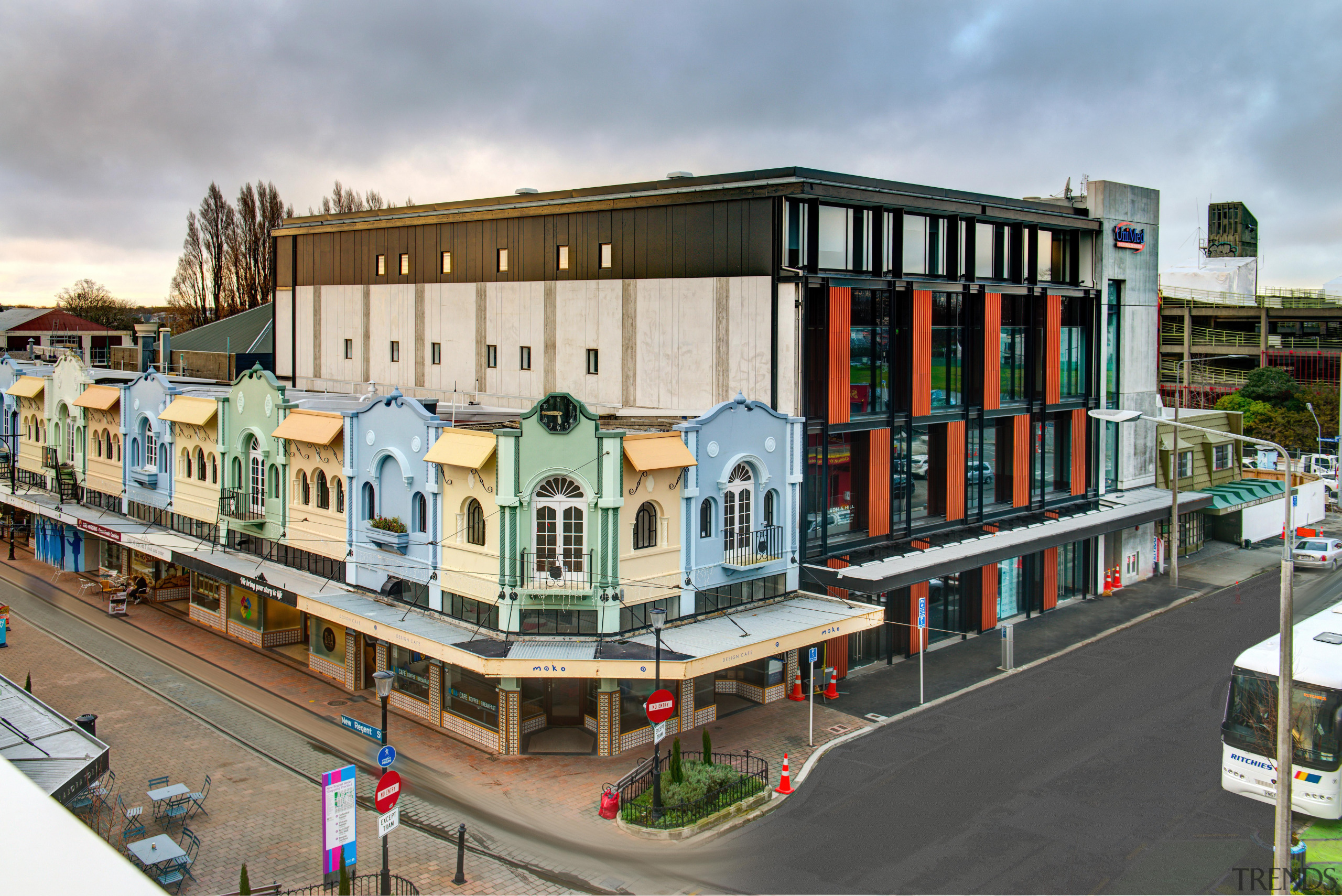Unimed Project – Commercial165 Gloucester Street, Christchurch – building, city, mixed use, neighbourhood, gray