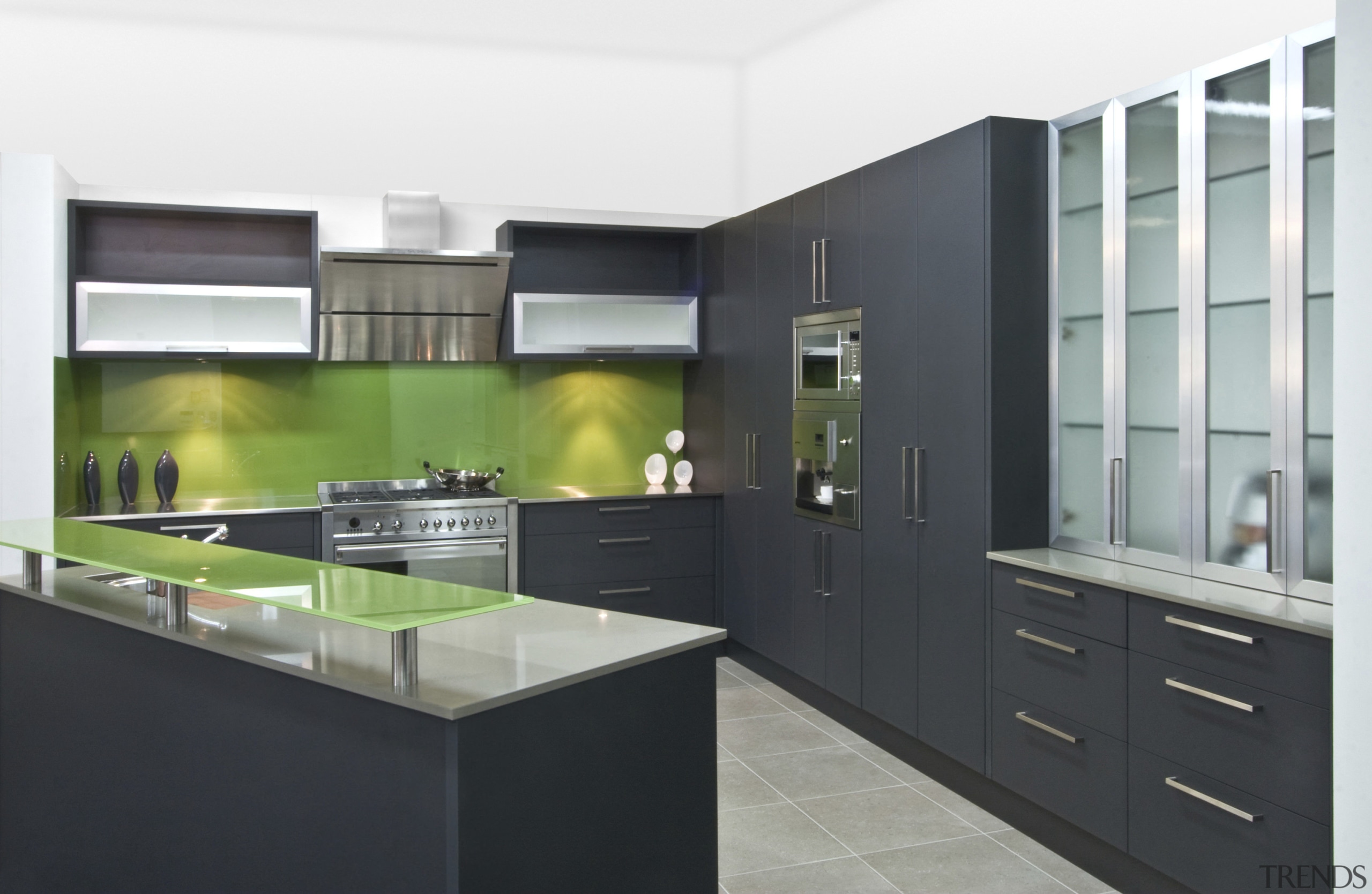 See before you buy Pridex Kitchens provides 3D cabinetry, countertop, interior design, kitchen, black, white
