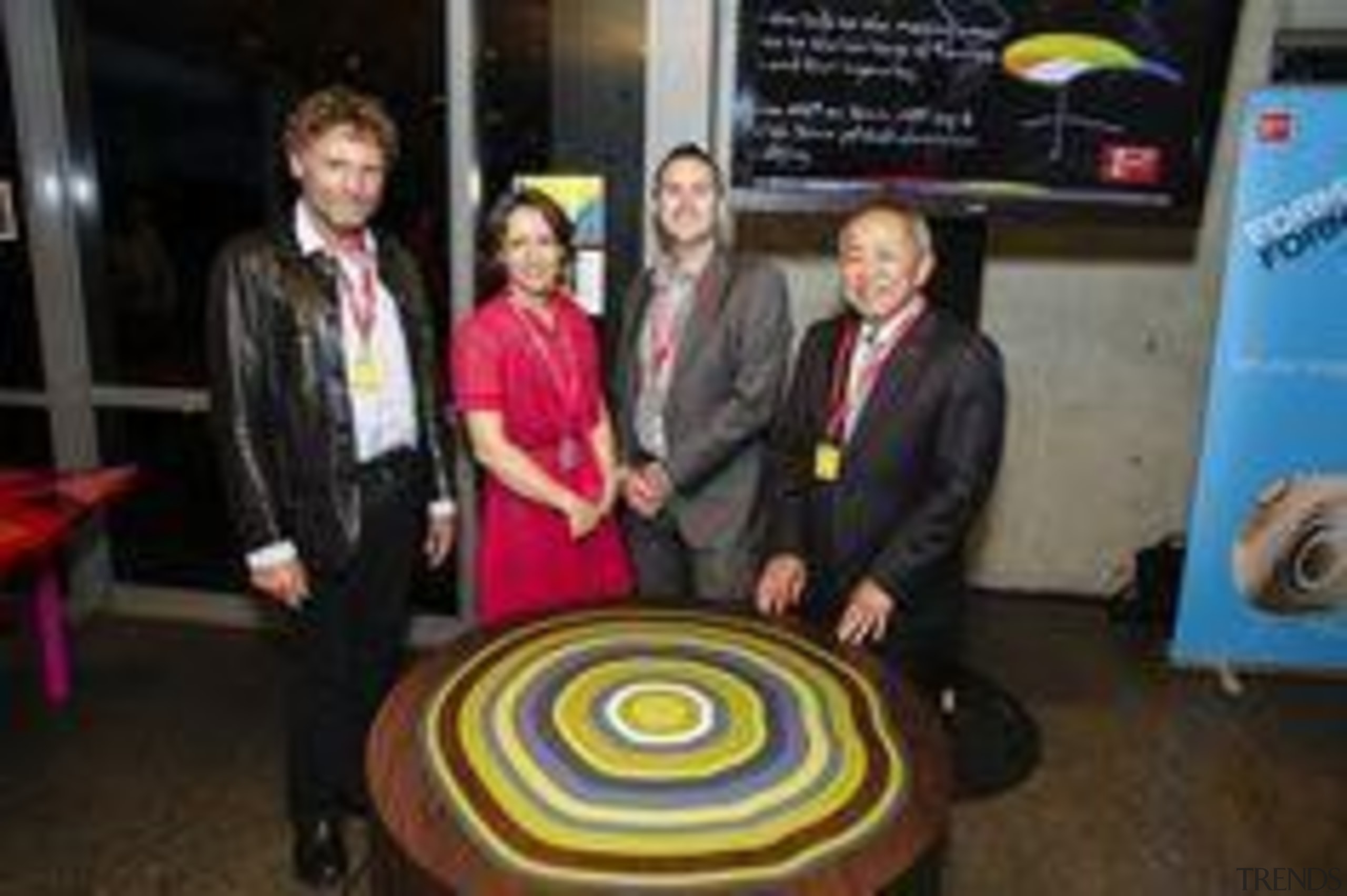 David Trubridge, Frances Fraser, Jared Dinneen and Ron black