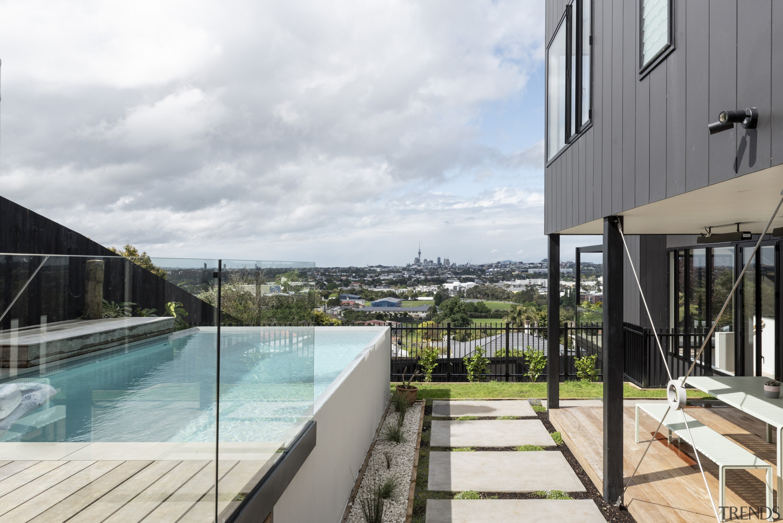 Glass balustrades address both pool safety and uninterrupted 