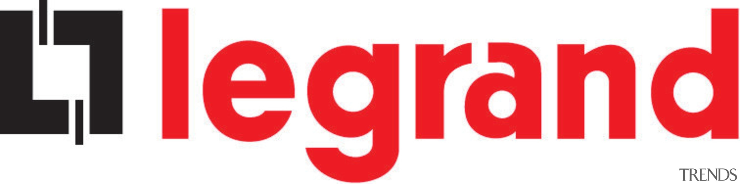 View of Legrand logo. - View of Legrand area, brand, font, graphics, logo, product, product design, red, text, white, red