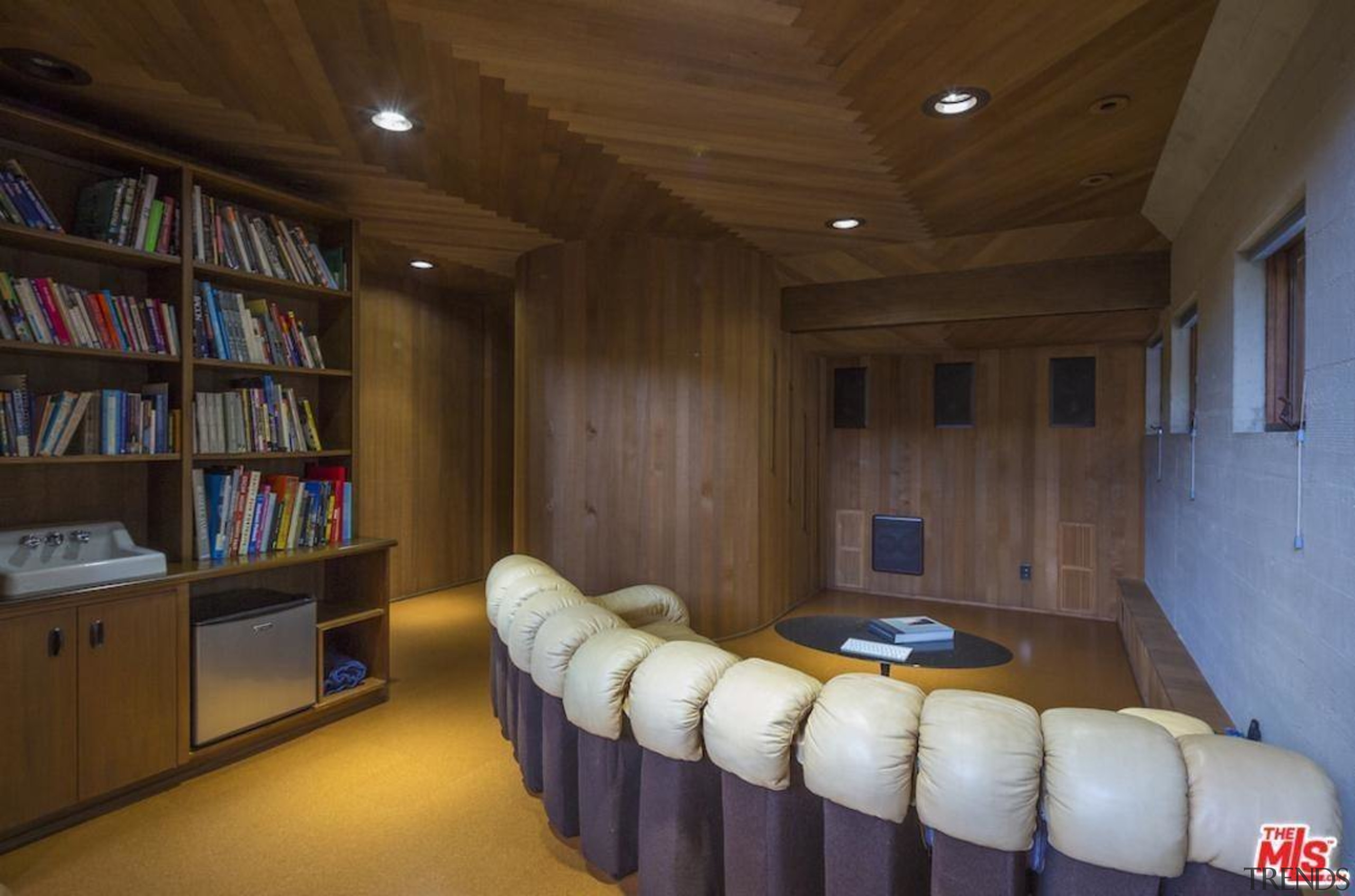 Edward Norton's new Malibu Colony home – Trulia ceiling, interior design, real estate, room, brown