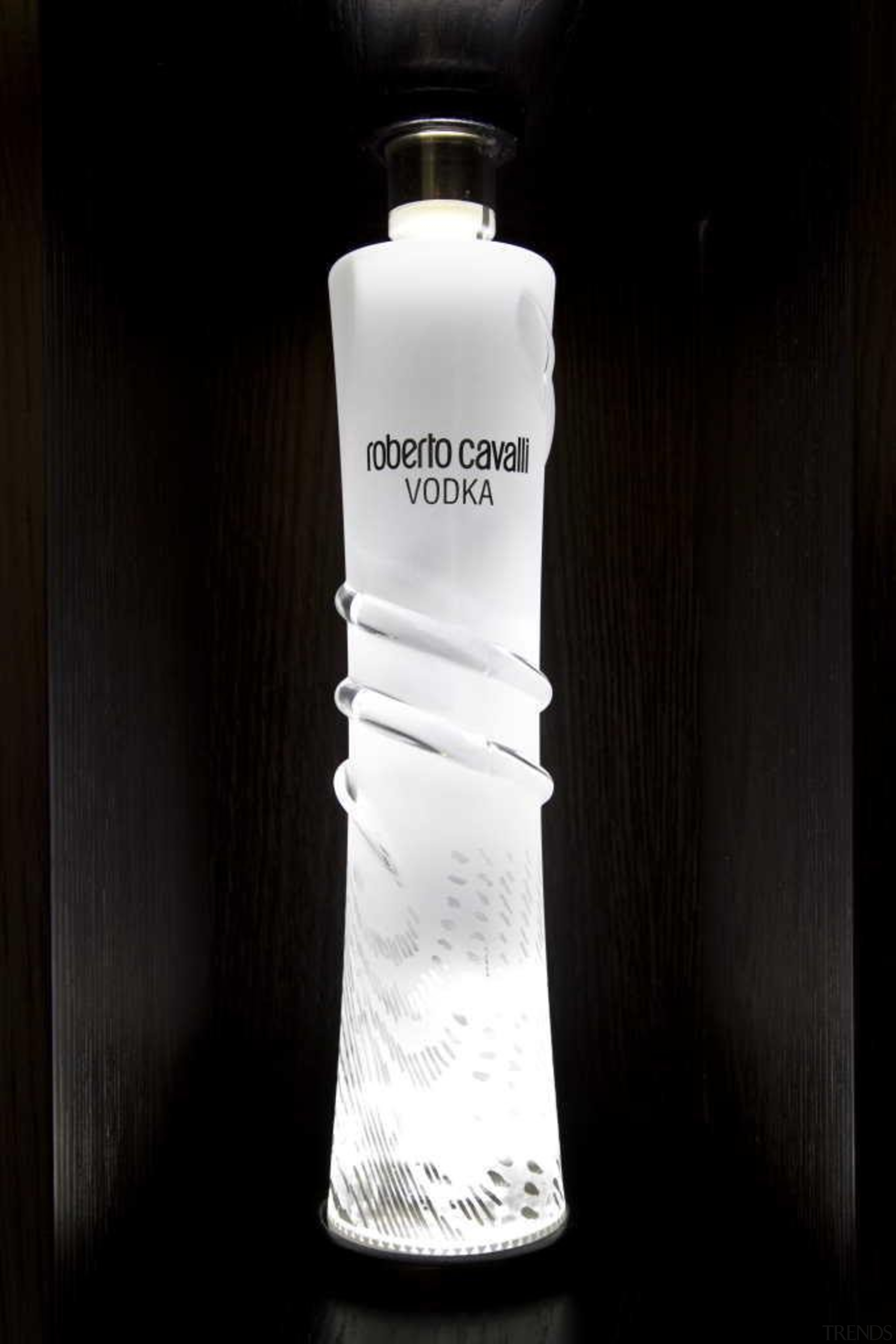 Roberto Cavalli Vodka bottle - Vodka Bottle - bottle, distilled beverage, drink, glass bottle, liqueur, product, black