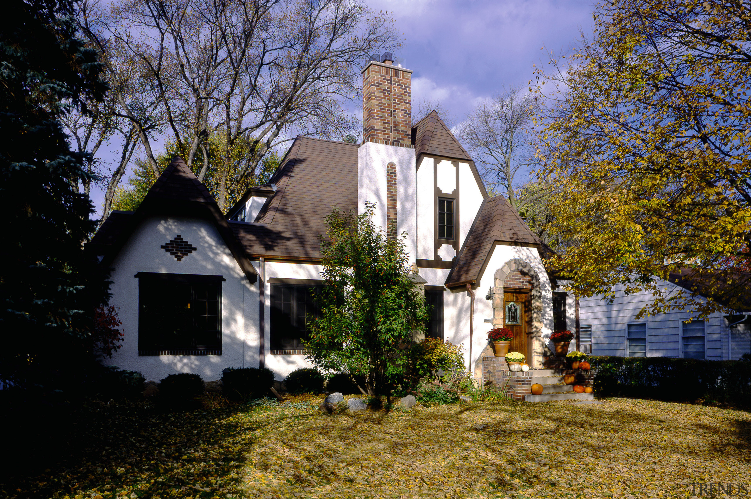 View of this home remodeled by MA Peterson architecture, building, cottage, estate, farmhouse, home, house, plant, property, real estate, residential area, rural area, sky, tree, woody plant, black