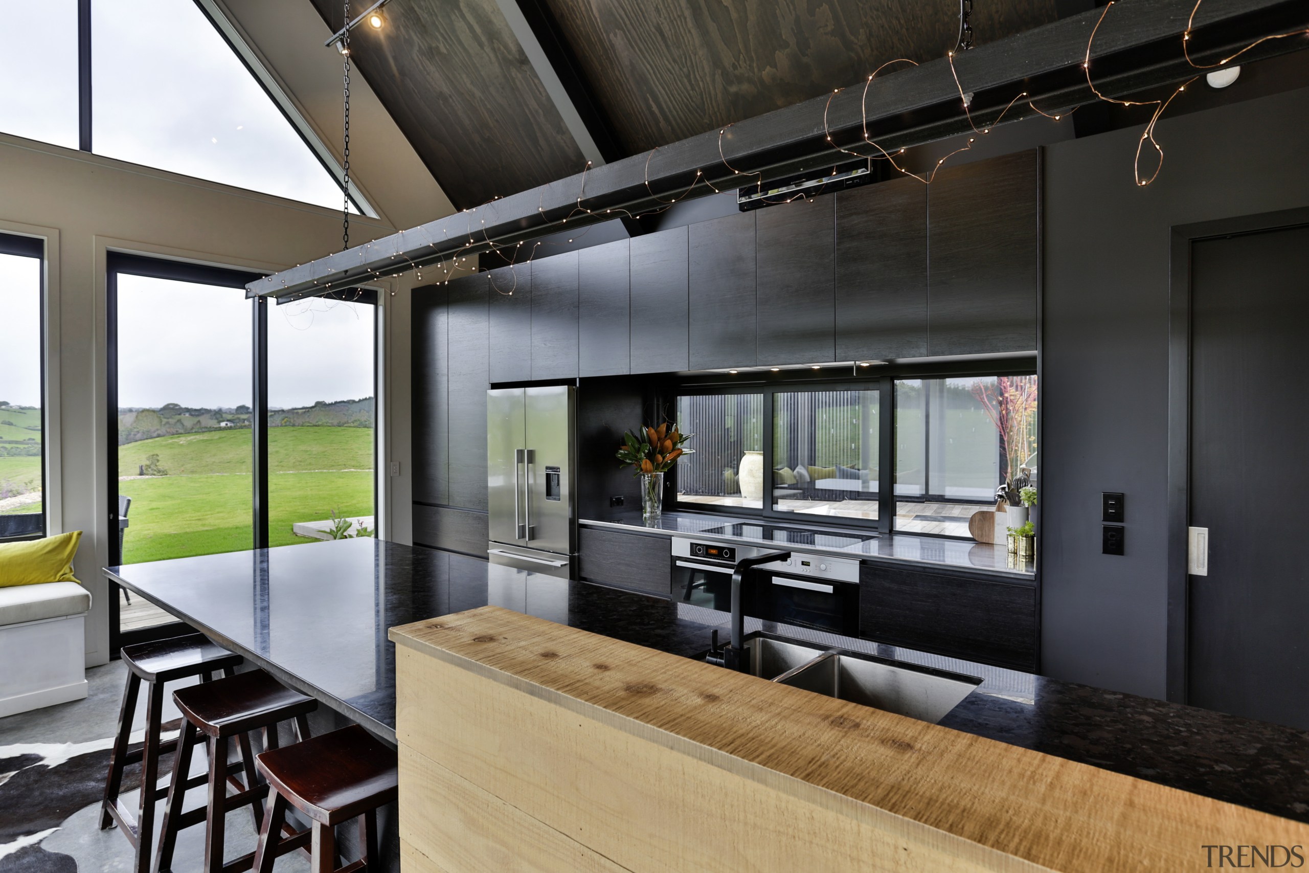 For this kitchen by Kyla Hunt of Carlielle architecture, house, interior design, black