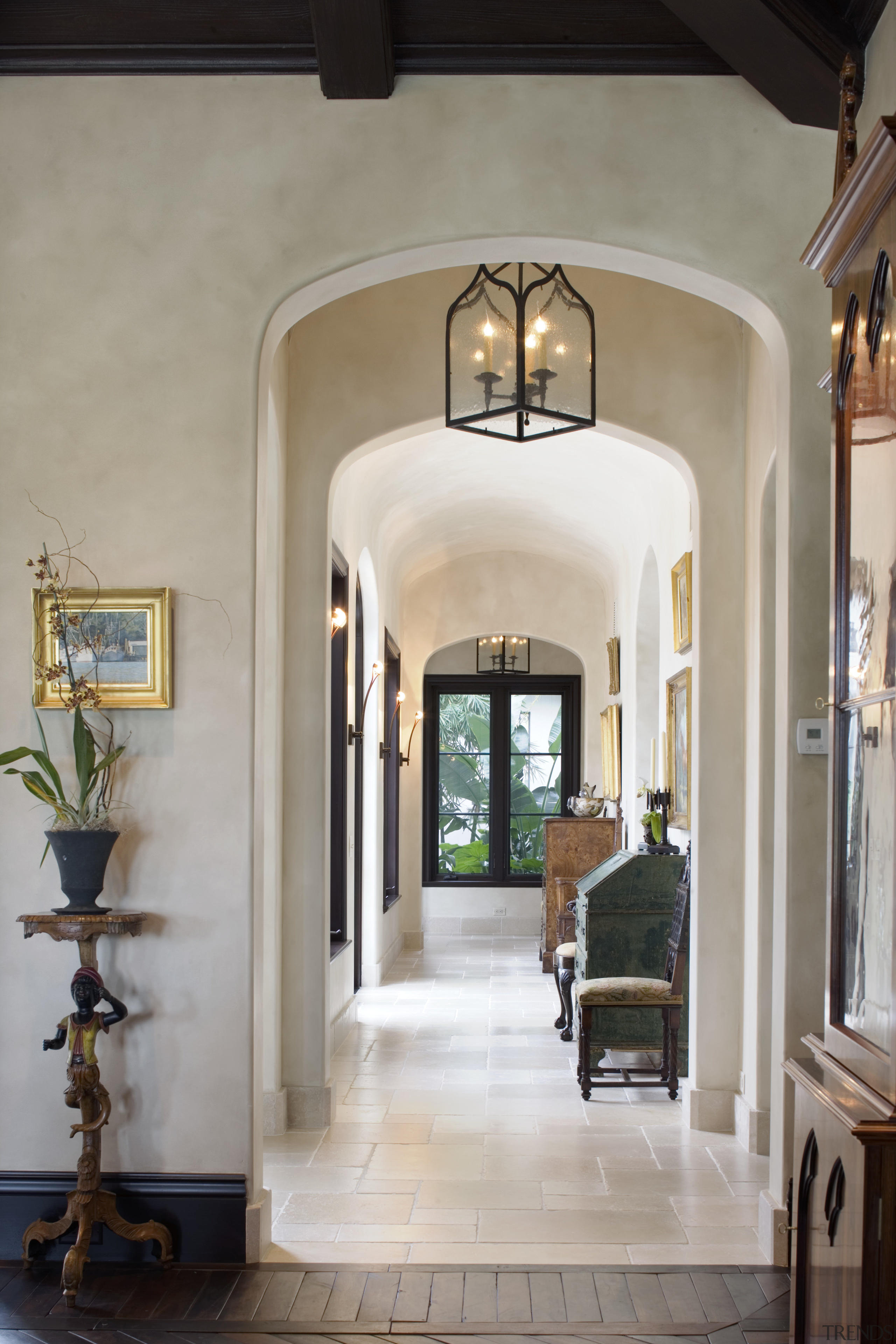 Spanish style interior - Spanish style interior - arch, ceiling, estate, home, interior design, light fixture, gray