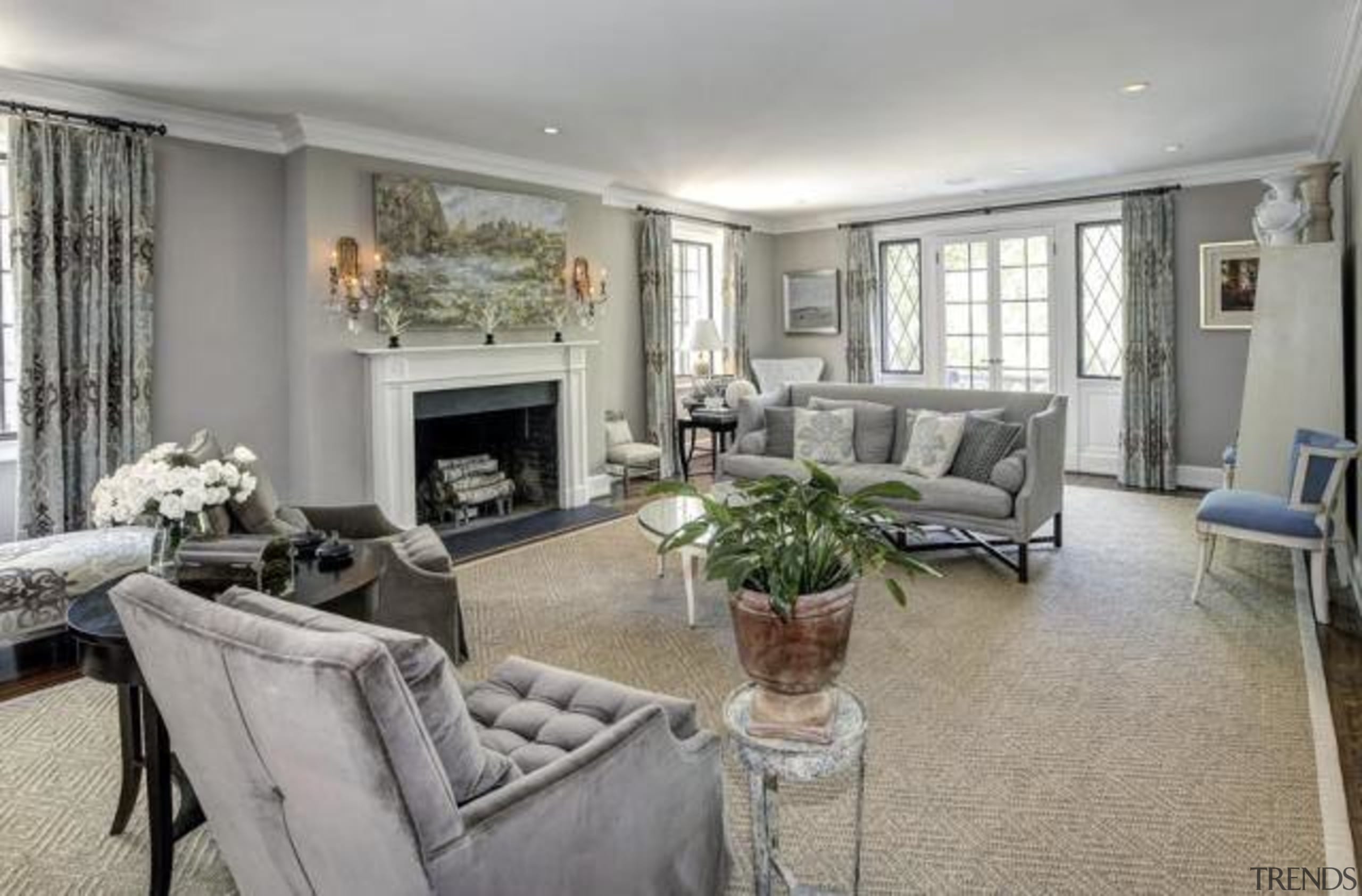 Original story from Trulia home, interior design, living room, property, real estate, room, gray