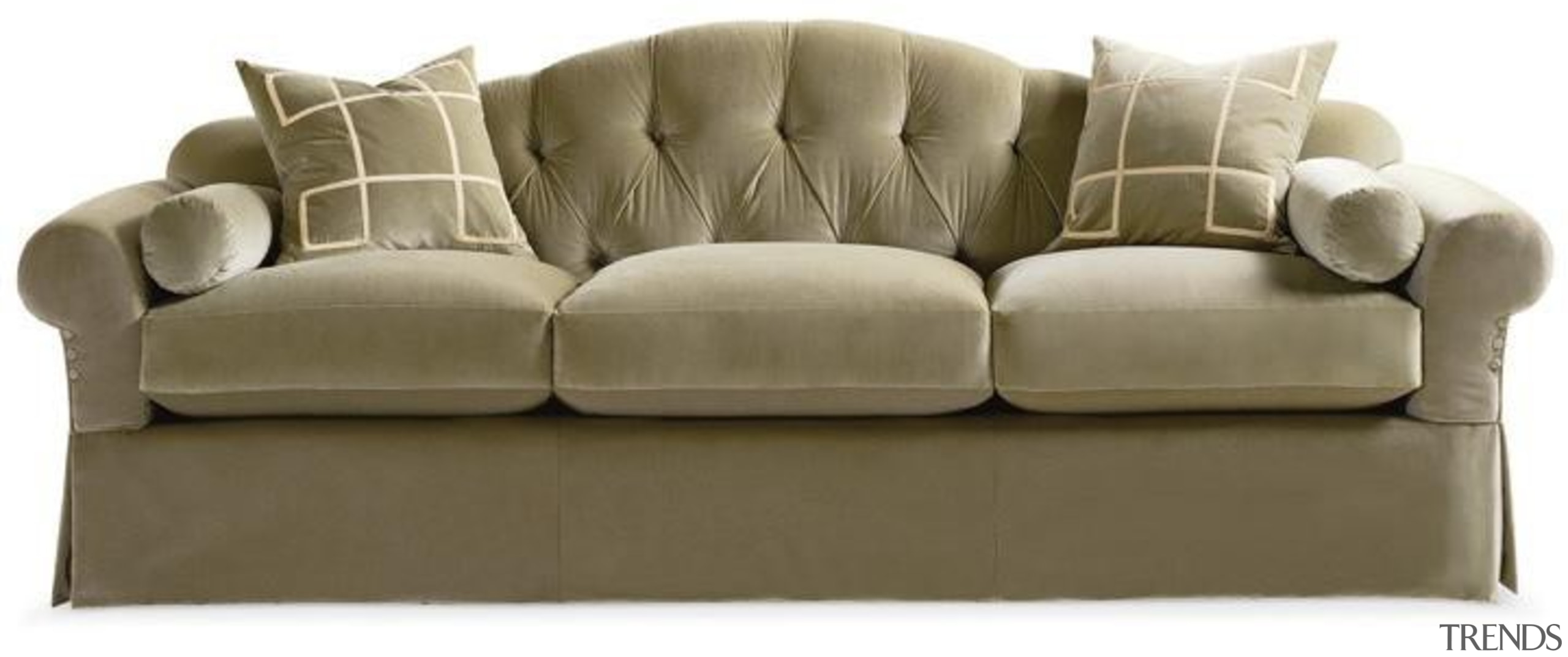 "Upholstery helps set the foundation for how a couch, furniture, loveseat, product, product design, brown, white