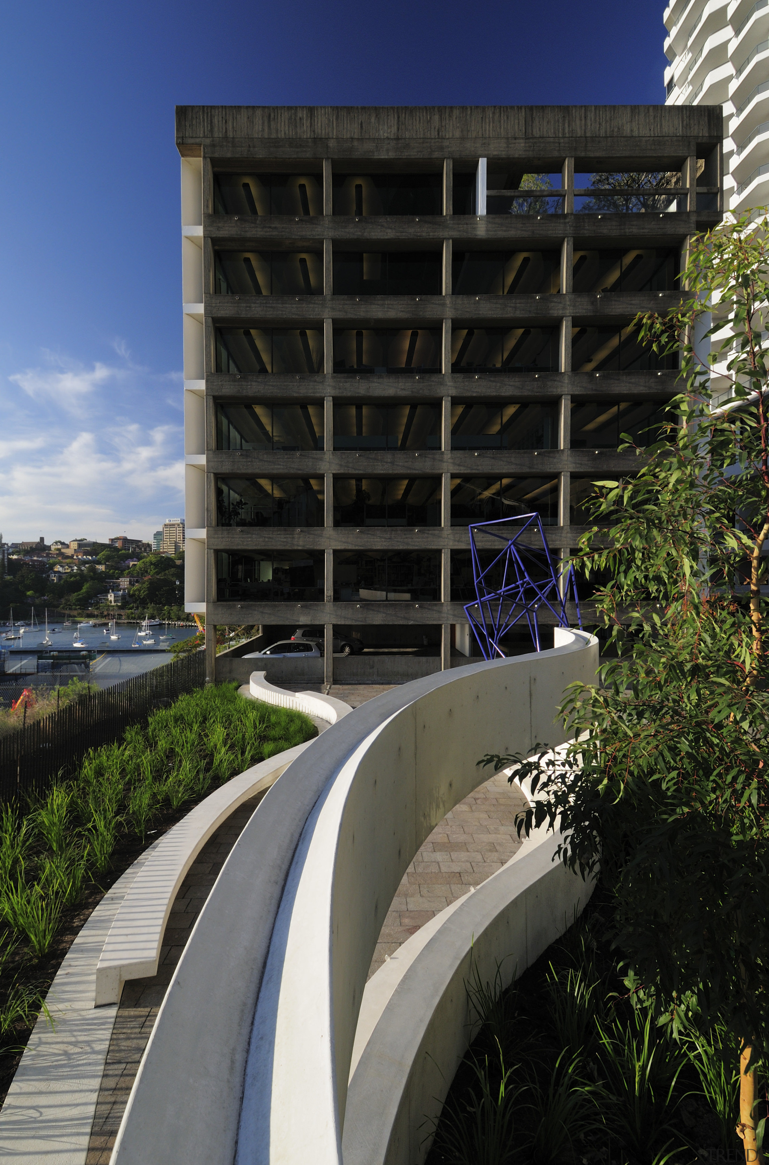 Mardini Constructions works on both residential and commercial architecture, bridge, building, condominium, fixed link, sky, tree, water, black