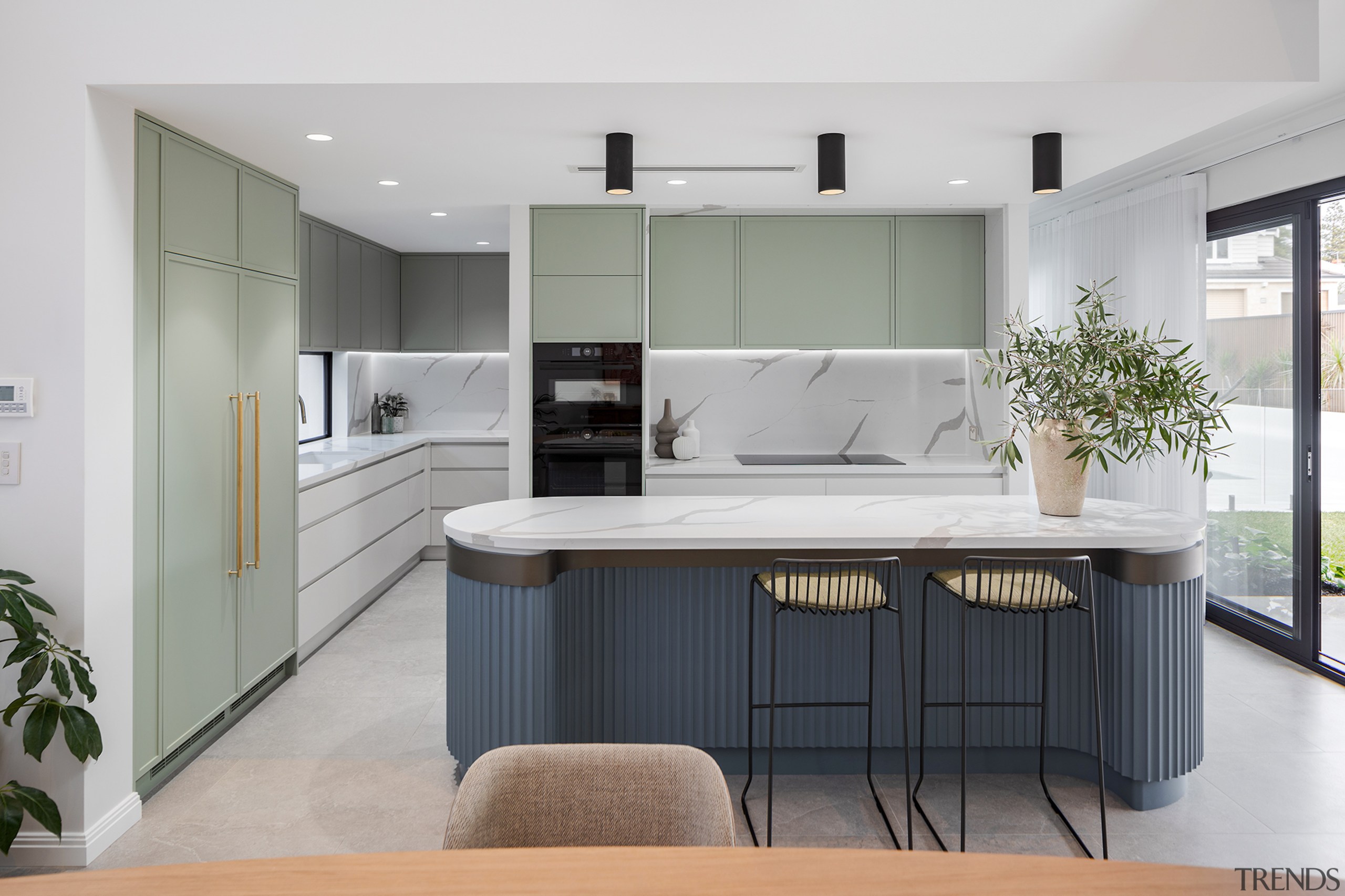 The kitchen is designed to cater to the 