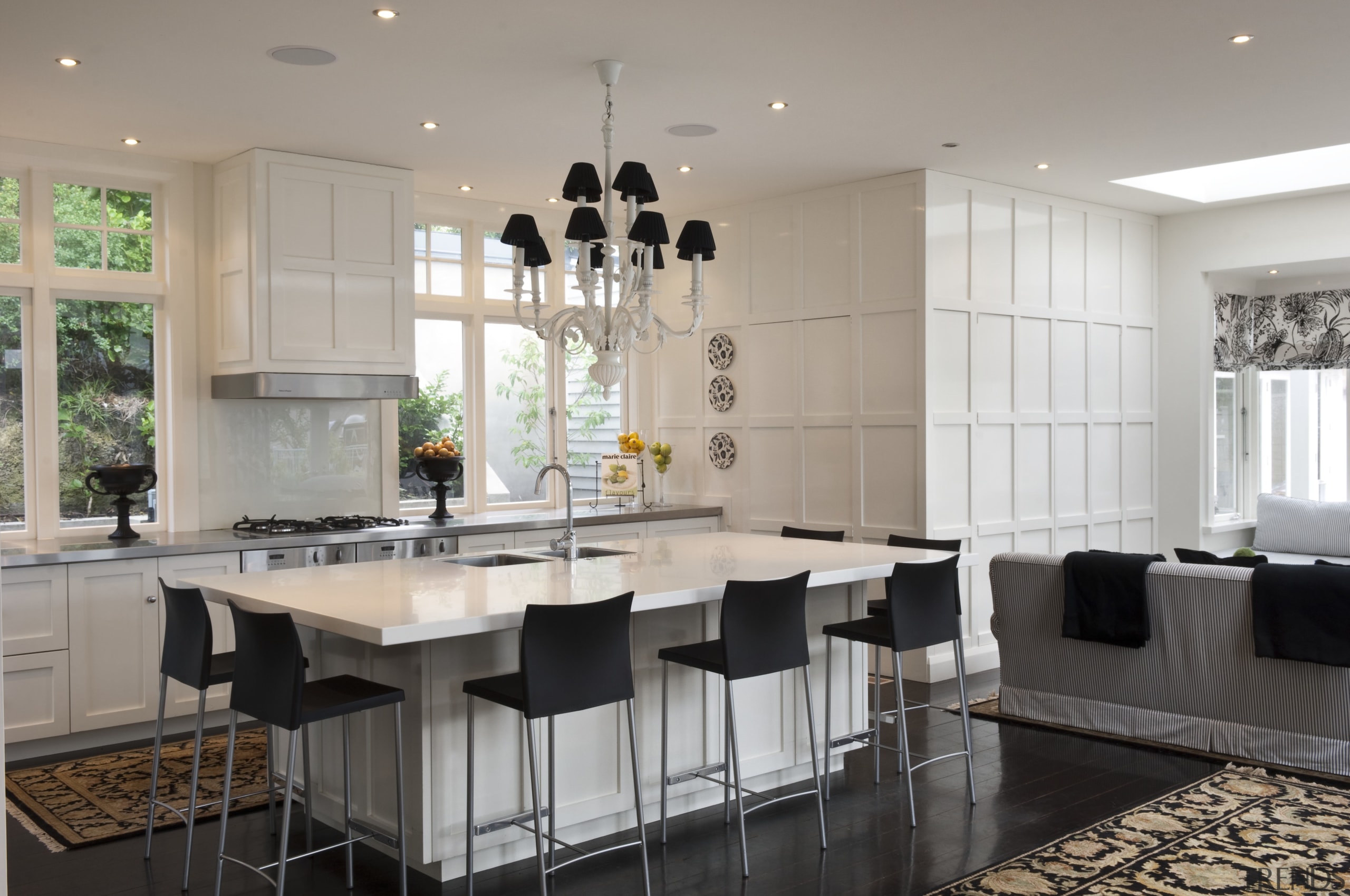 Creating a new tradition This kitchen references the ceiling, countertop, cuisine classique, interior design, kitchen, room, gray