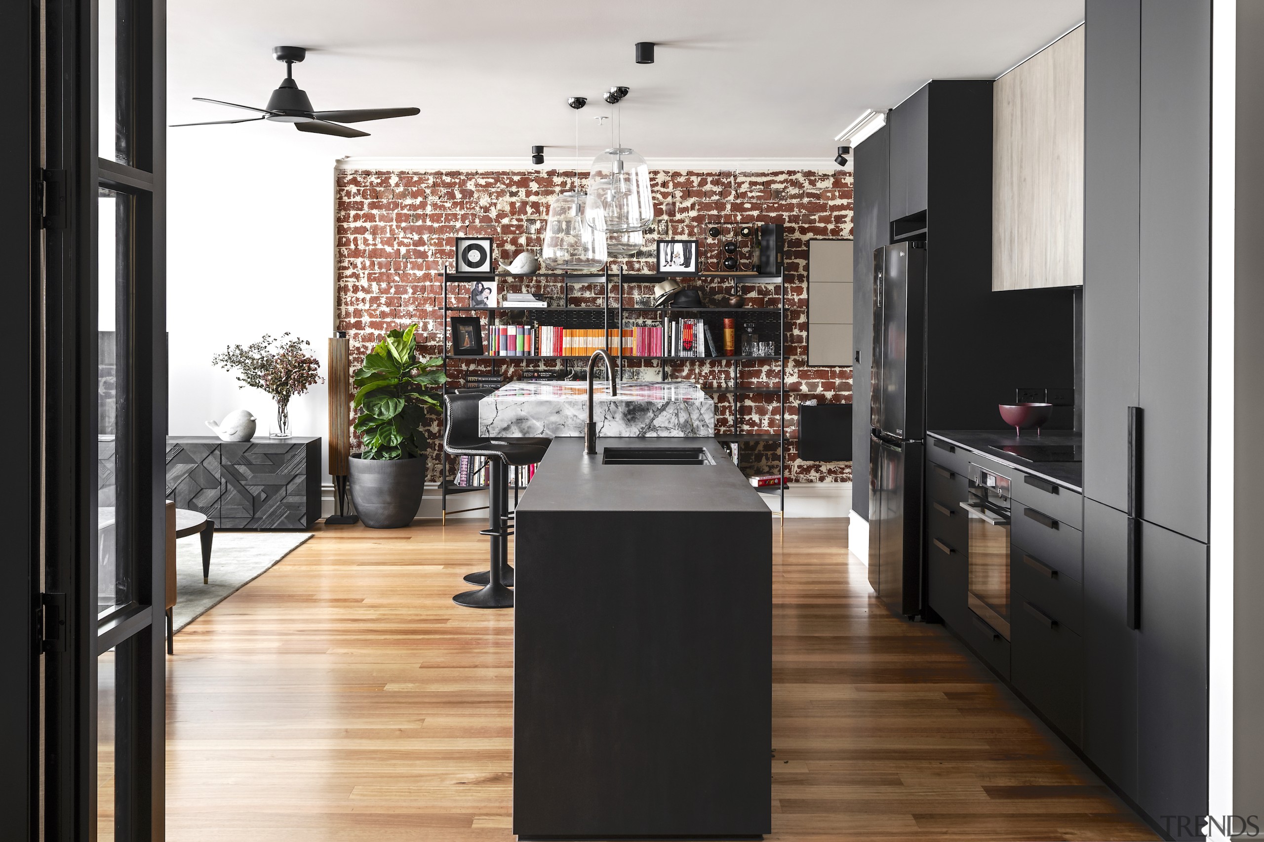 It was key for the kitchen colours and 