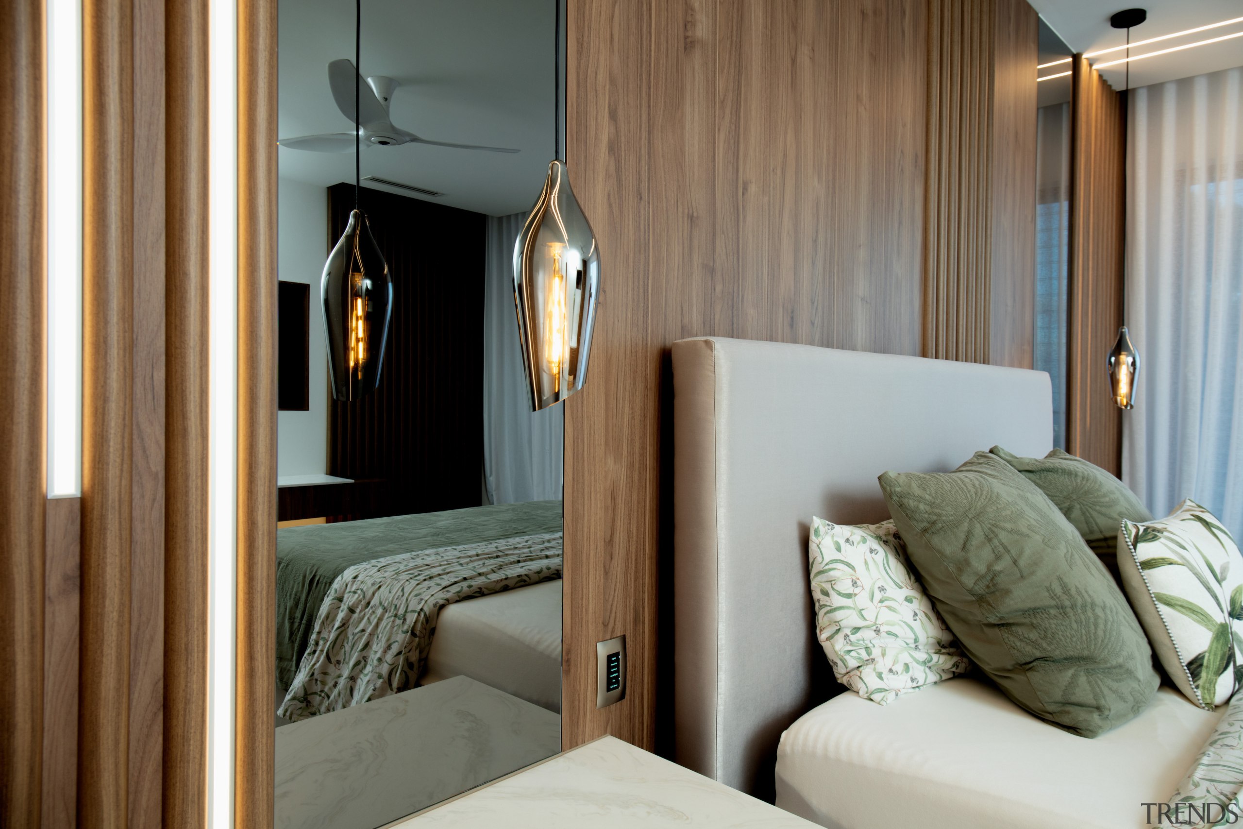 The green bedding is a lovely colour and 