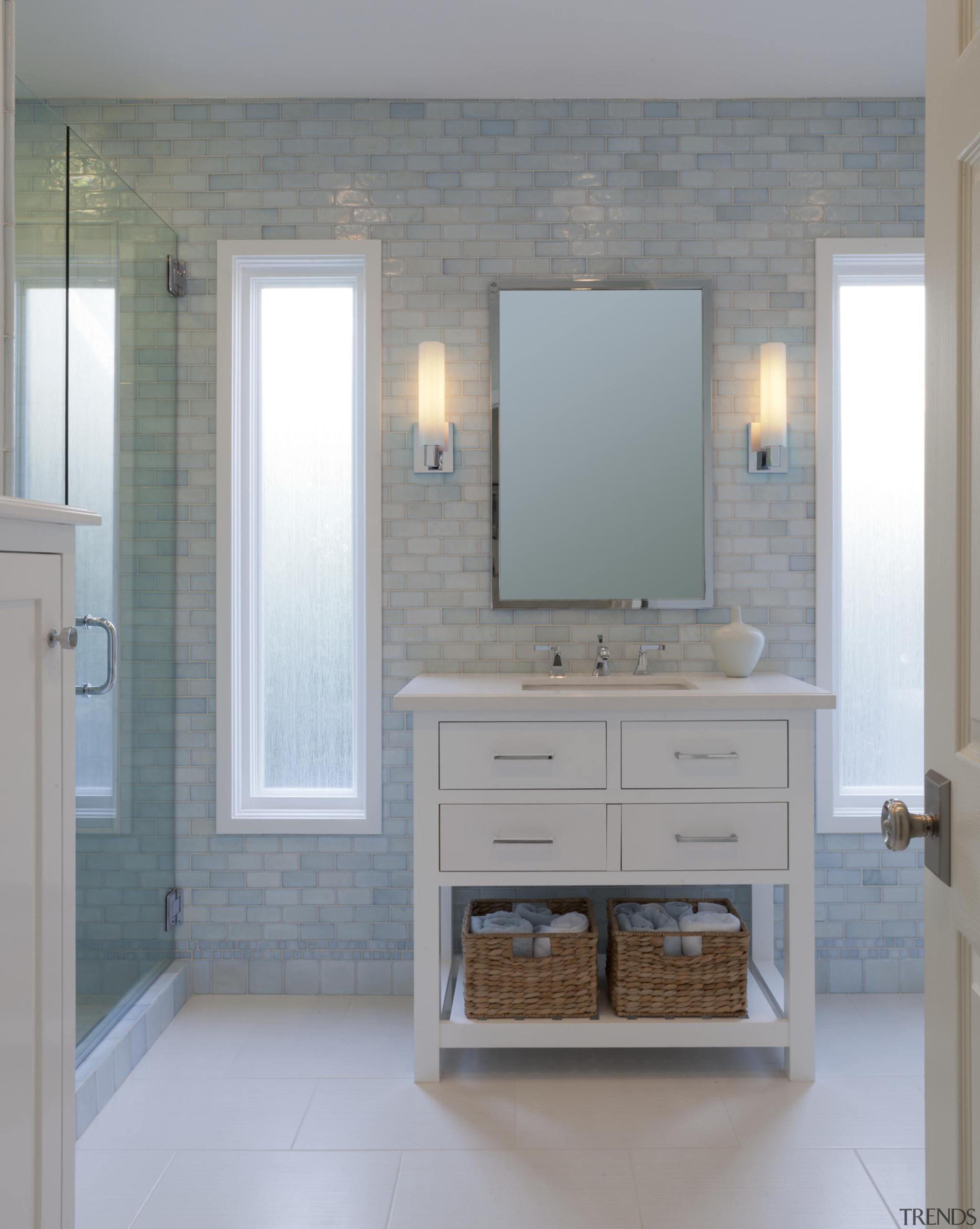 bathroom 01.jpg - bathroom_01.jpg - bathroom | bathroom bathroom, bathroom accessory, bathroom cabinet, cabinetry, floor, flooring, hardwood, home, interior design, room, sink, tile, wall, wood stain, gray