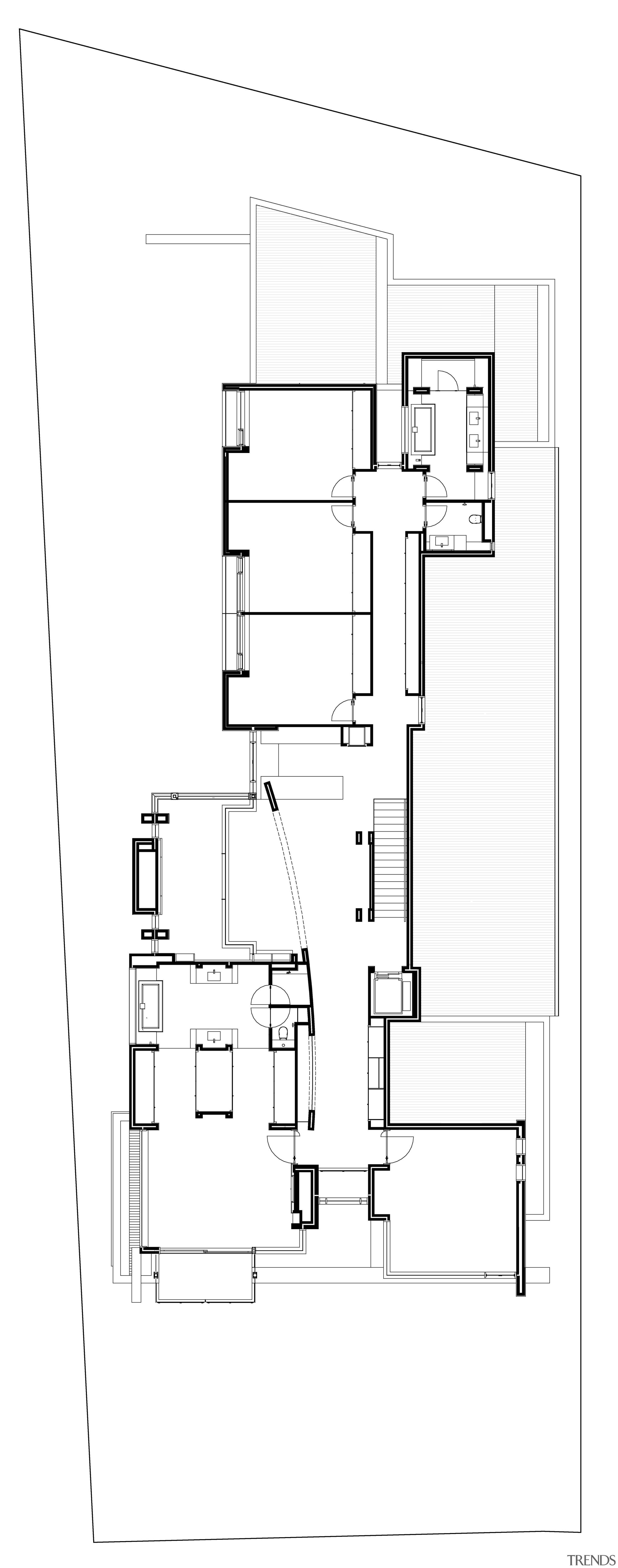 Plan of second floor of contemporar... - Gallery - 3 | Trends