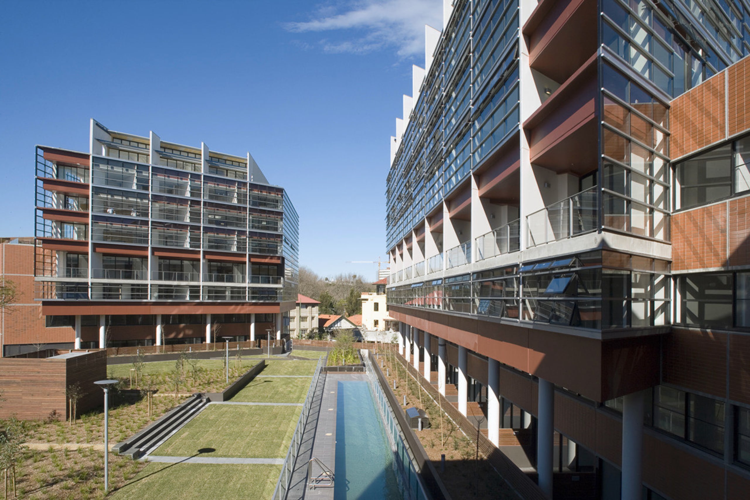 Exterior view of the Capella Apartments in Sydney apartment, architecture, building, city, commercial building, condominium, corporate headquarters, estate, facade, headquarters, metropolitan area, mixed use, neighbourhood, property, real estate, residential area, sky, tower block, urban area, urban design, black