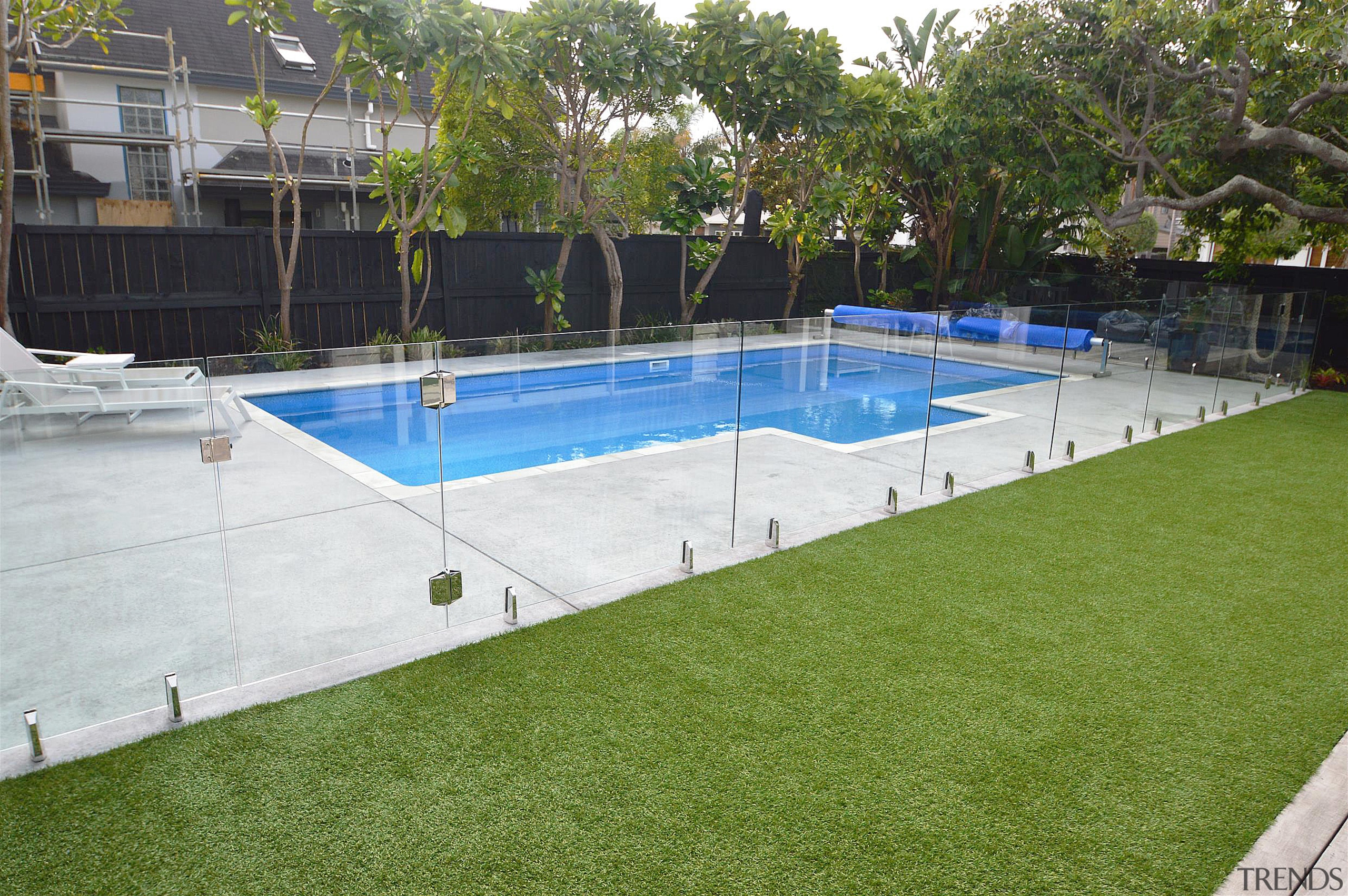 Cascade designed a rectangular pool that worked perfectly 