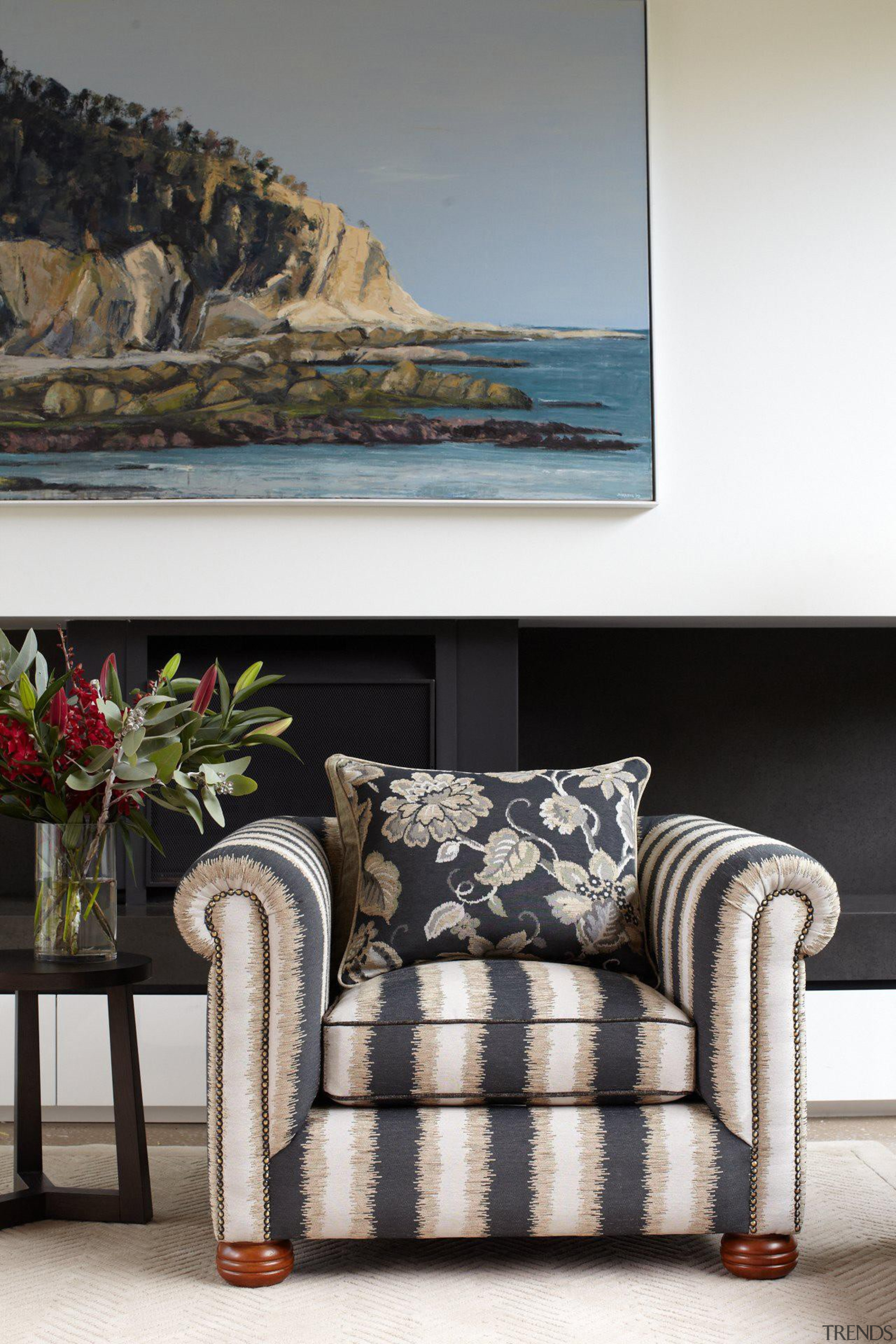 Aryana Collection - Aryana Collection - chair | chair, couch, furniture, home, interior design, living room, table, white, black