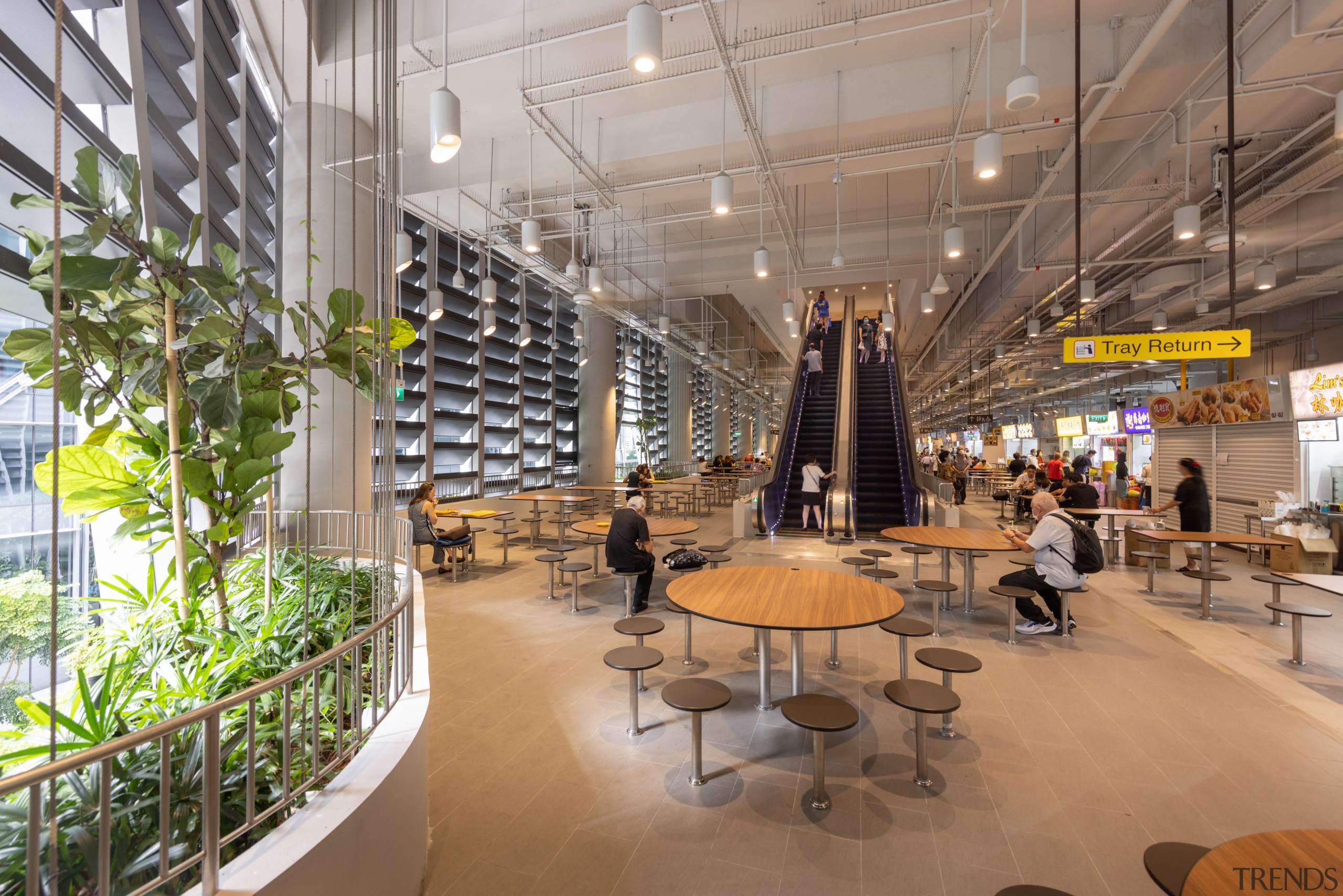 The iconic Market Street Hawker Centre is recreated 