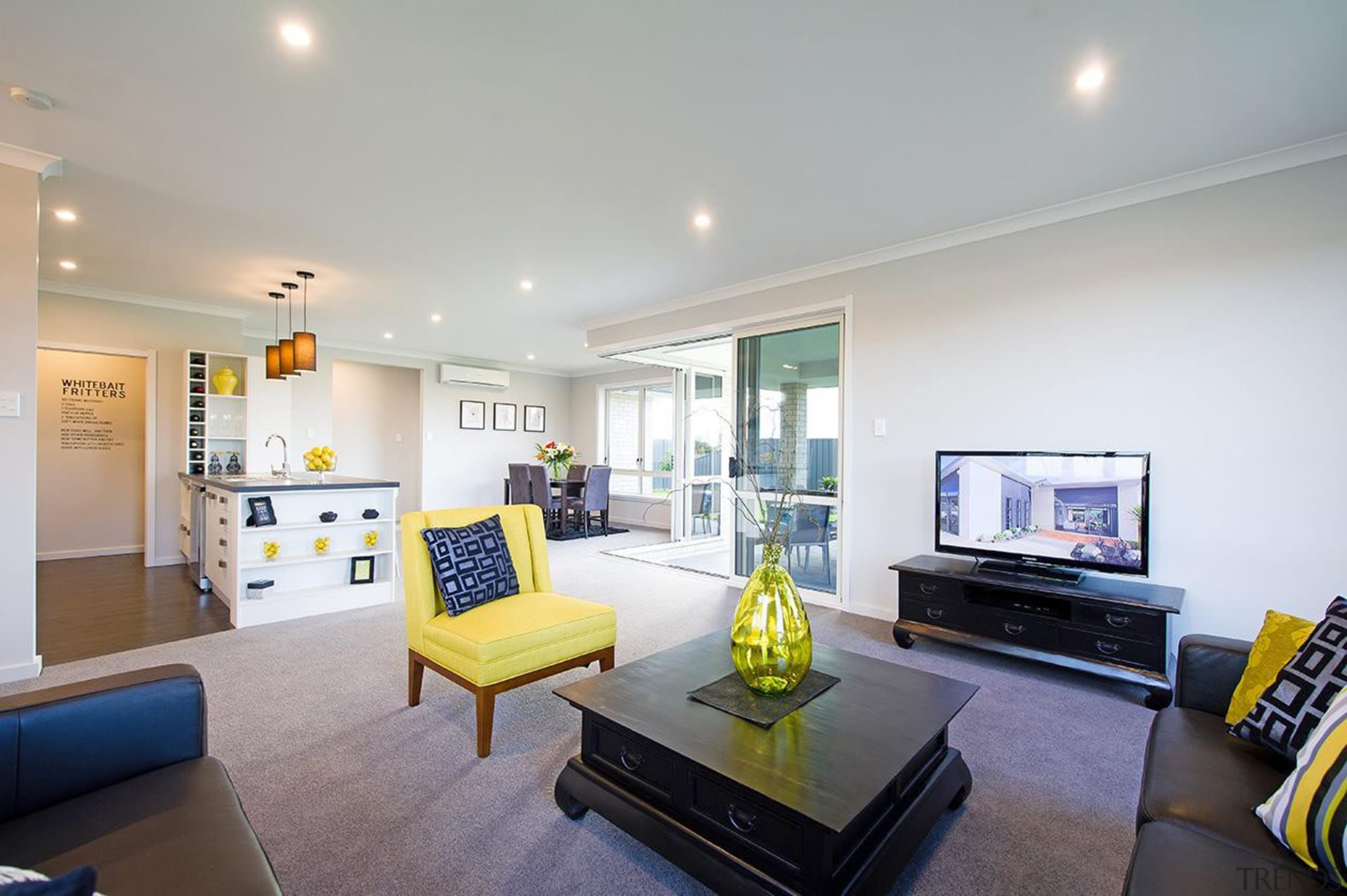 For more information, please visit www.gjgardner.co.nz apartment, home, interior design, living room, property, real estate, room, gray