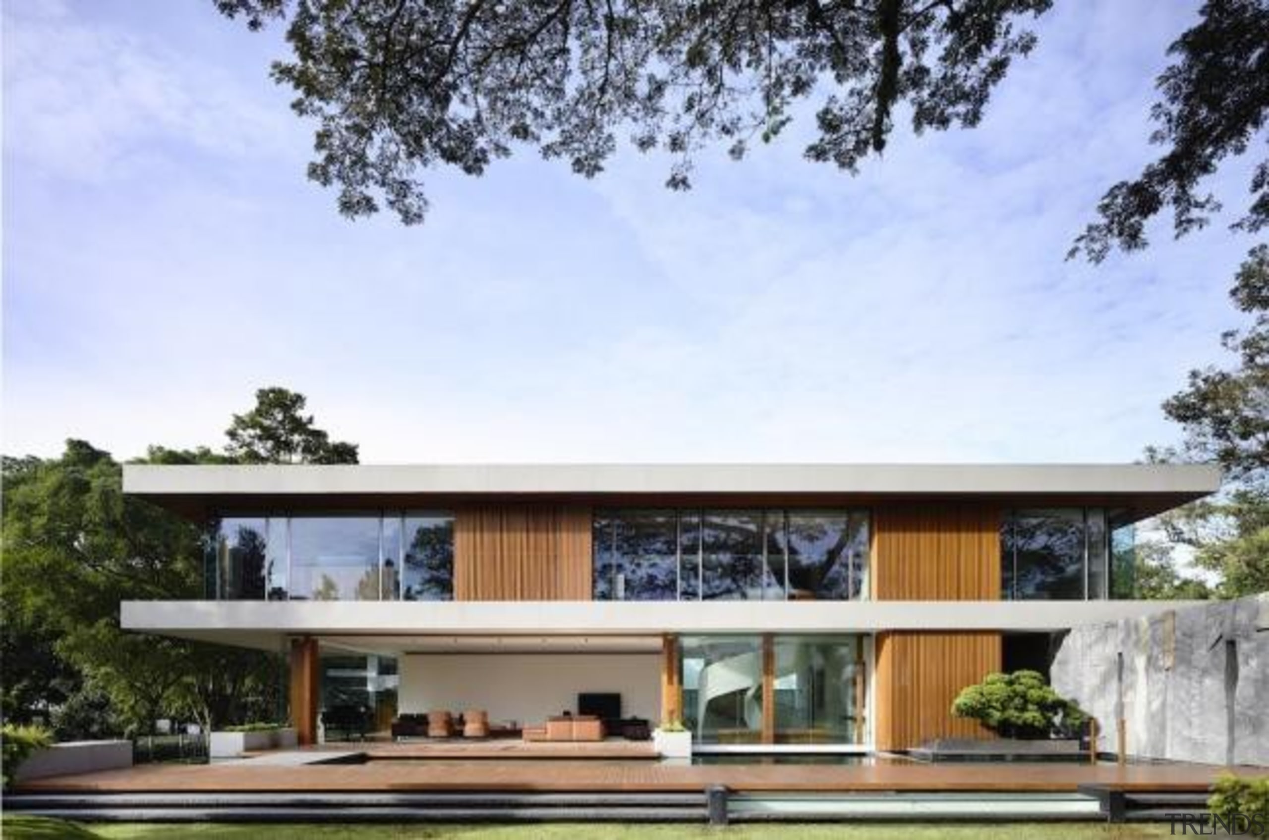 65BTP-House, Singapore, SingaporeONG&amp;ONG Pte Ltd architecture, estate, facade, home, house, property, real estate, villa, teal