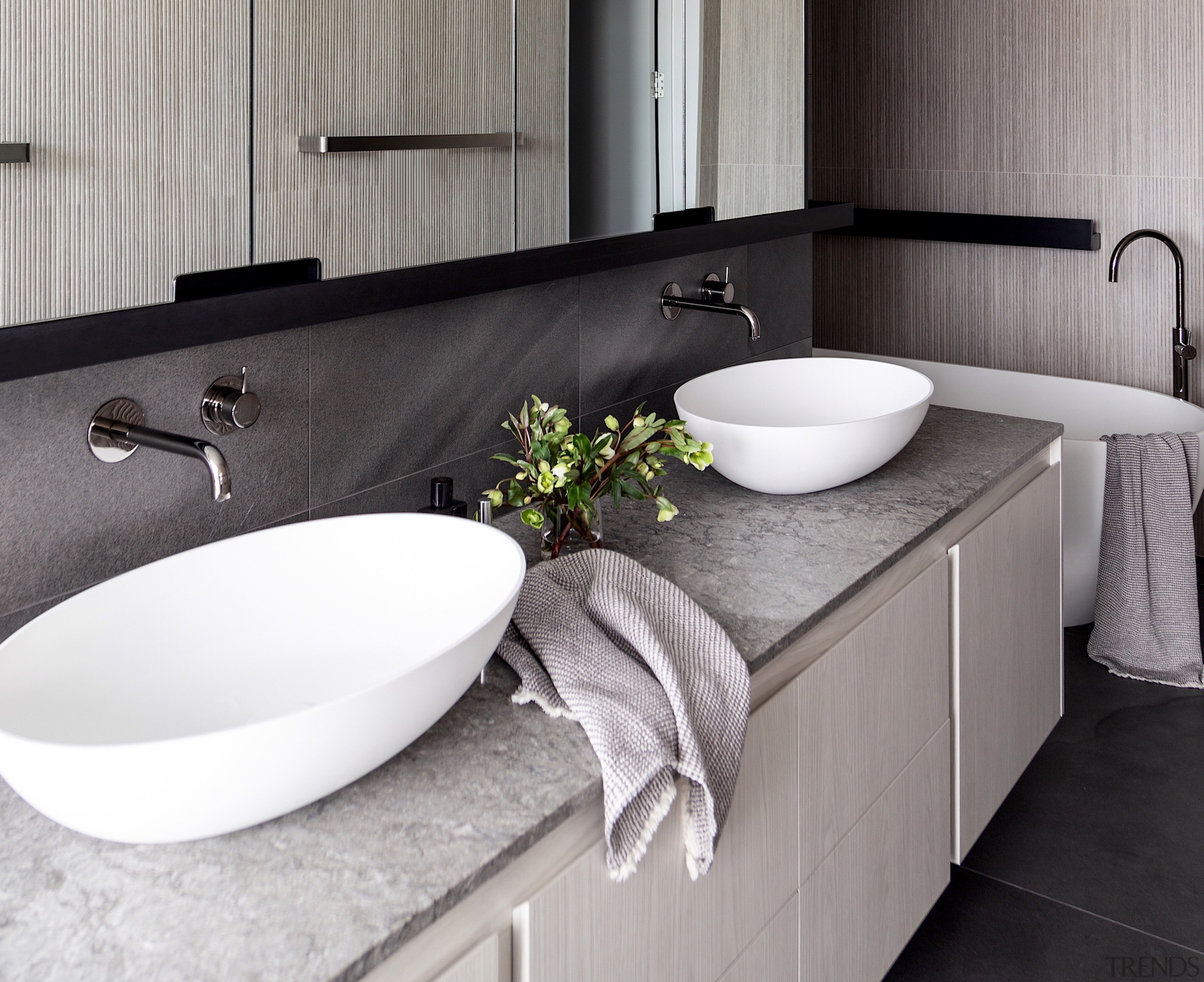 Featuring a dressing room, makeup station and spacious 