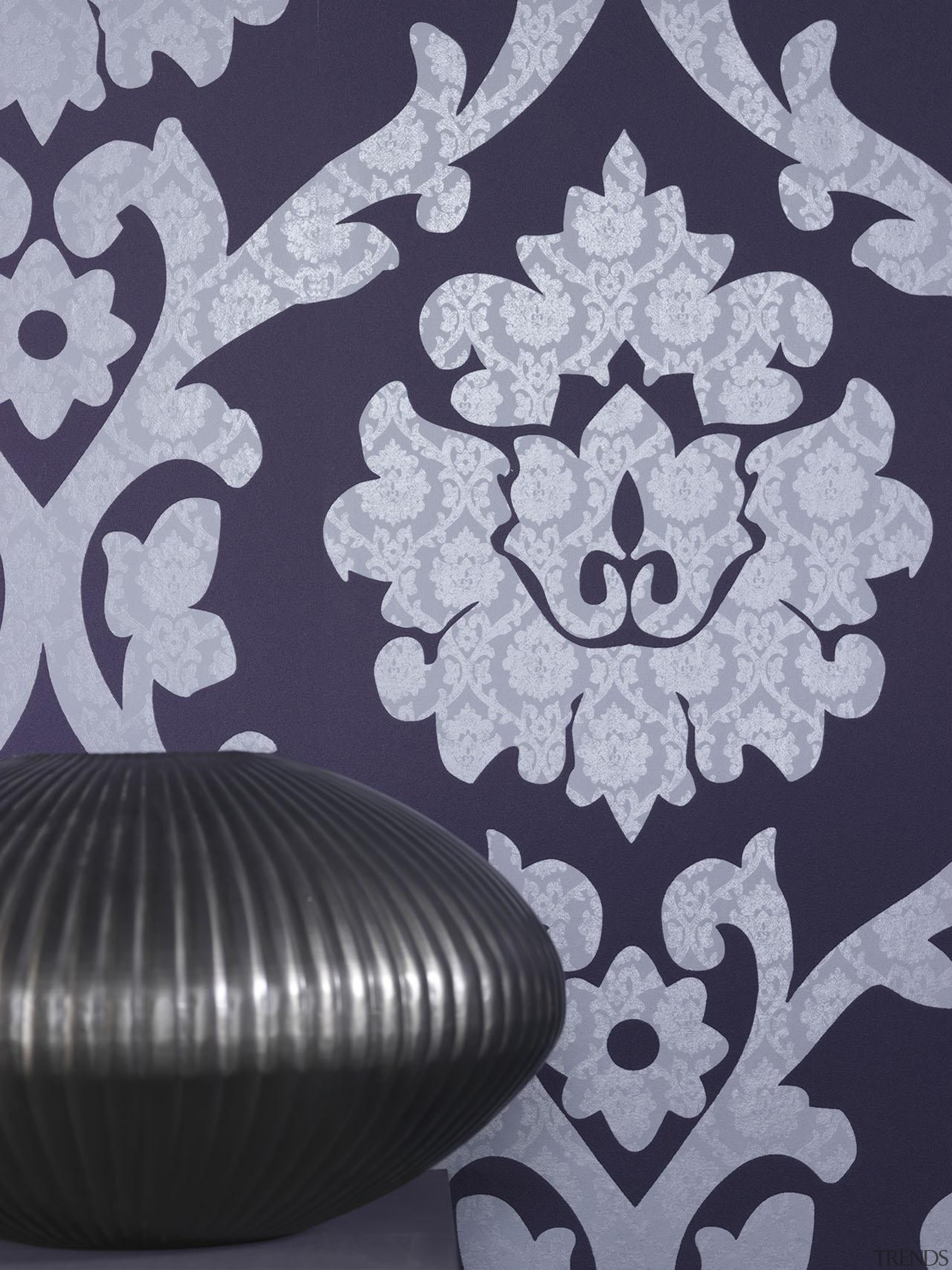 Brocante II Range - Brocante II Range - design, pattern, purple, wallpaper, gray, purple