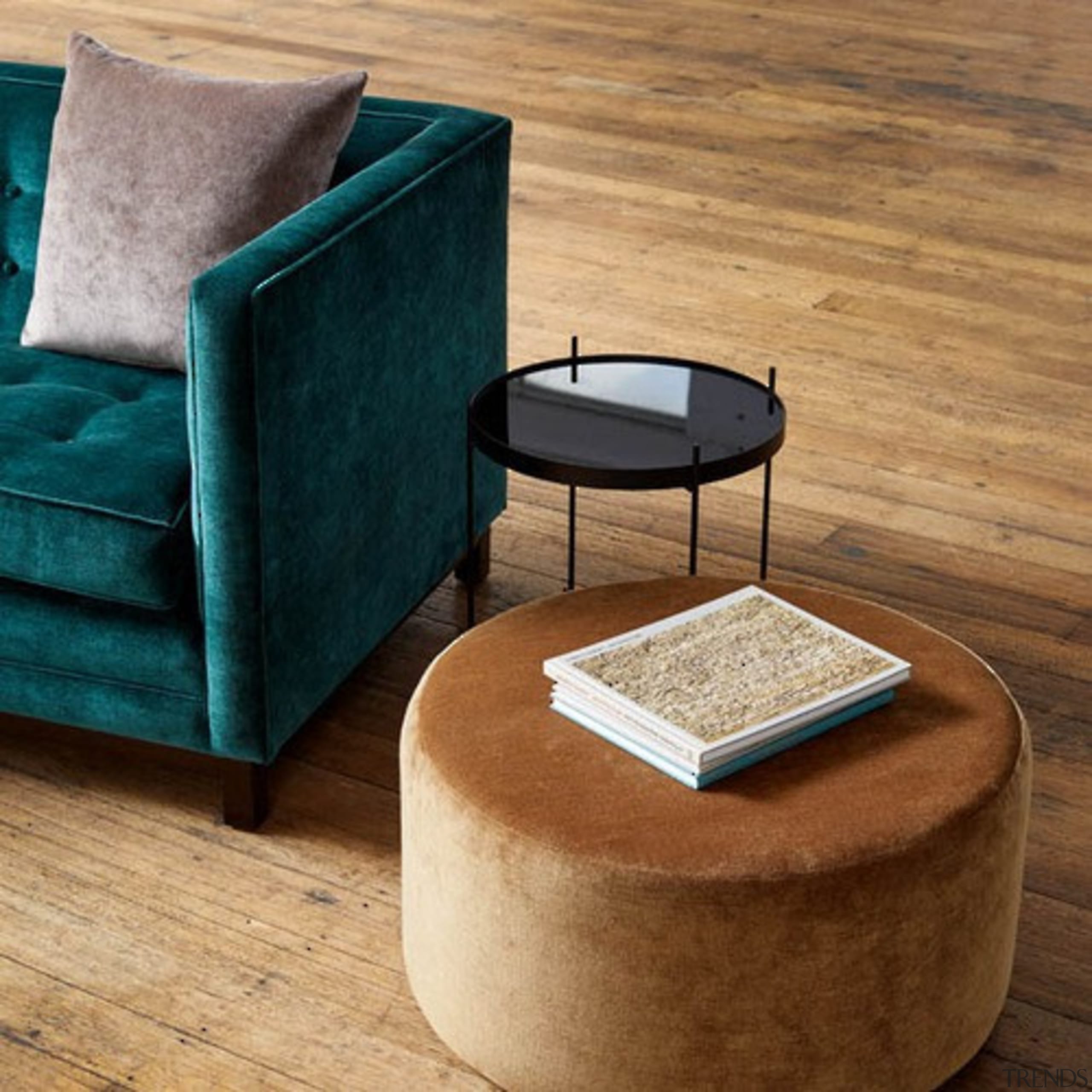 Endulge your senses with VICTORY, a velvet look angle, chair, couch, floor, furniture, product, table, brown, orange