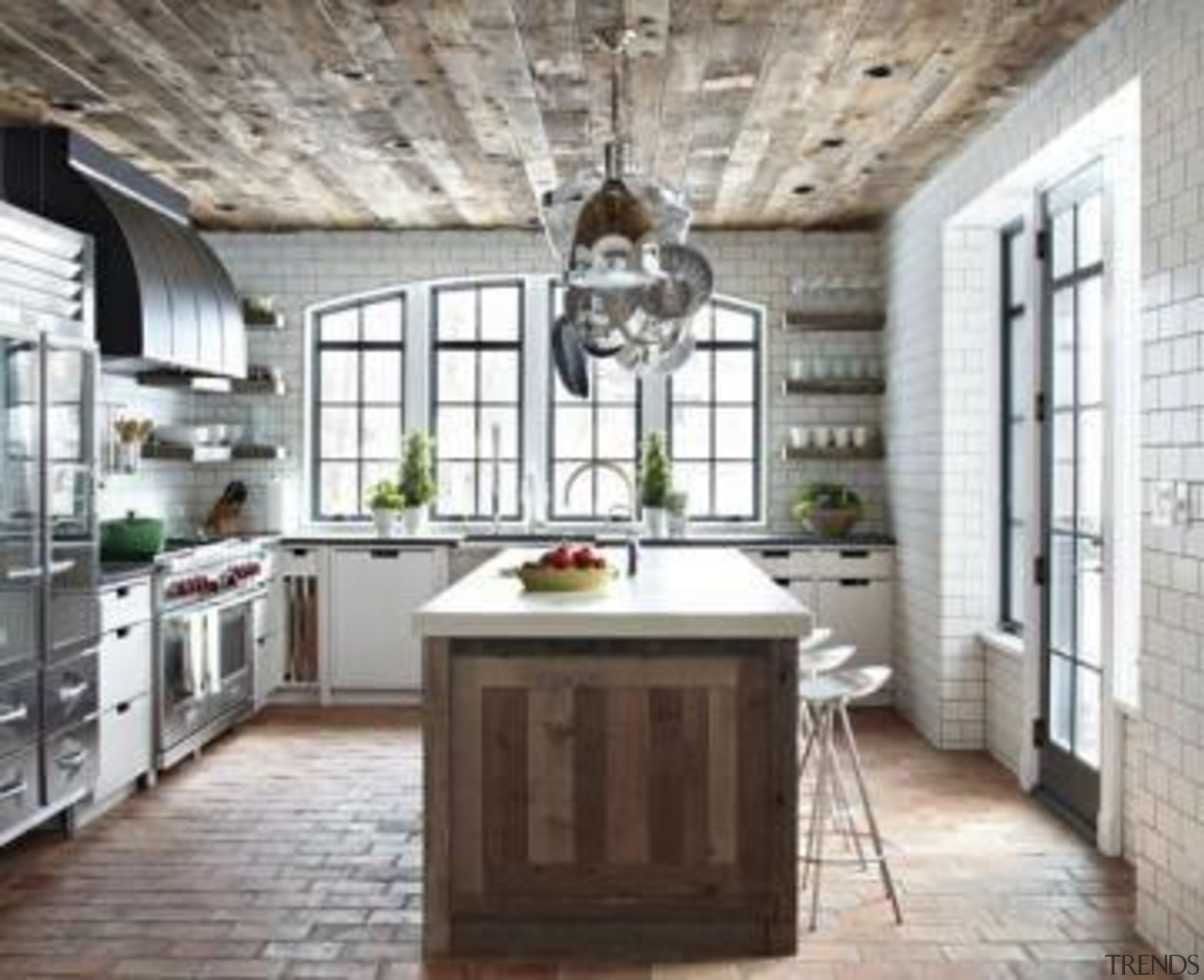 Absolutely stunning - Kitchen Design Ideas - Industrial cabinetry, ceiling, countertop, cuisine classique, interior design, kitchen, gray, white