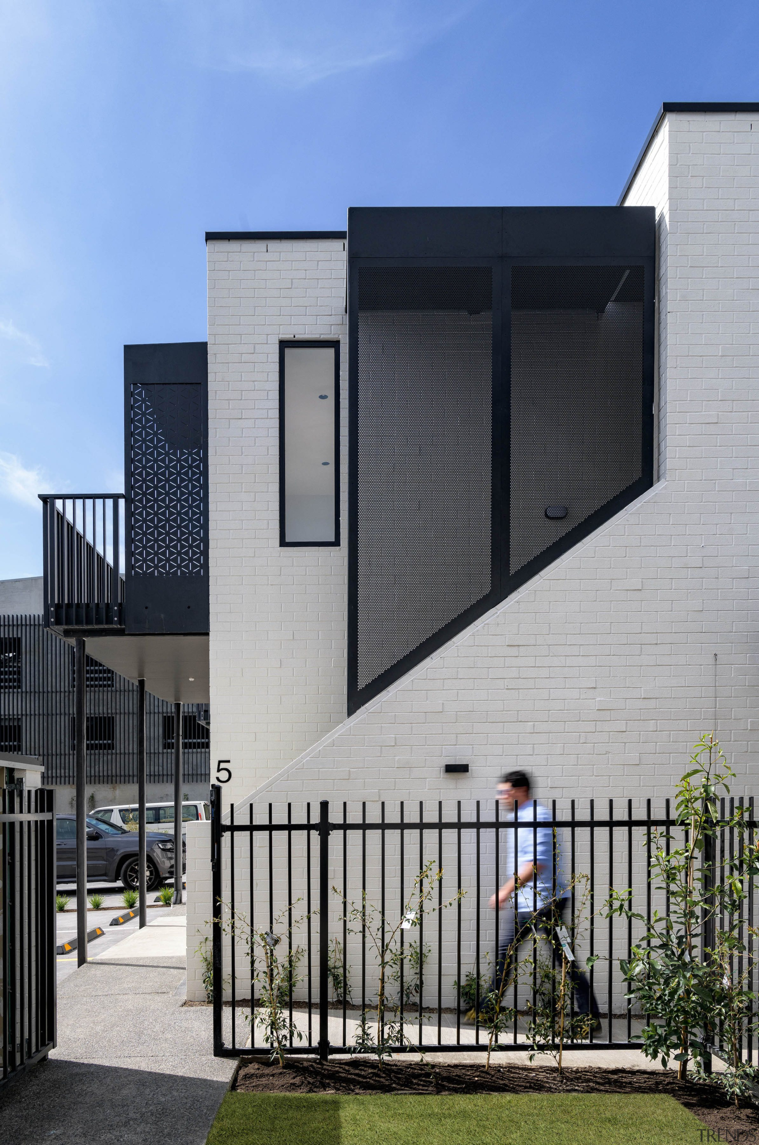 One of the complex's external stairways. - Social 