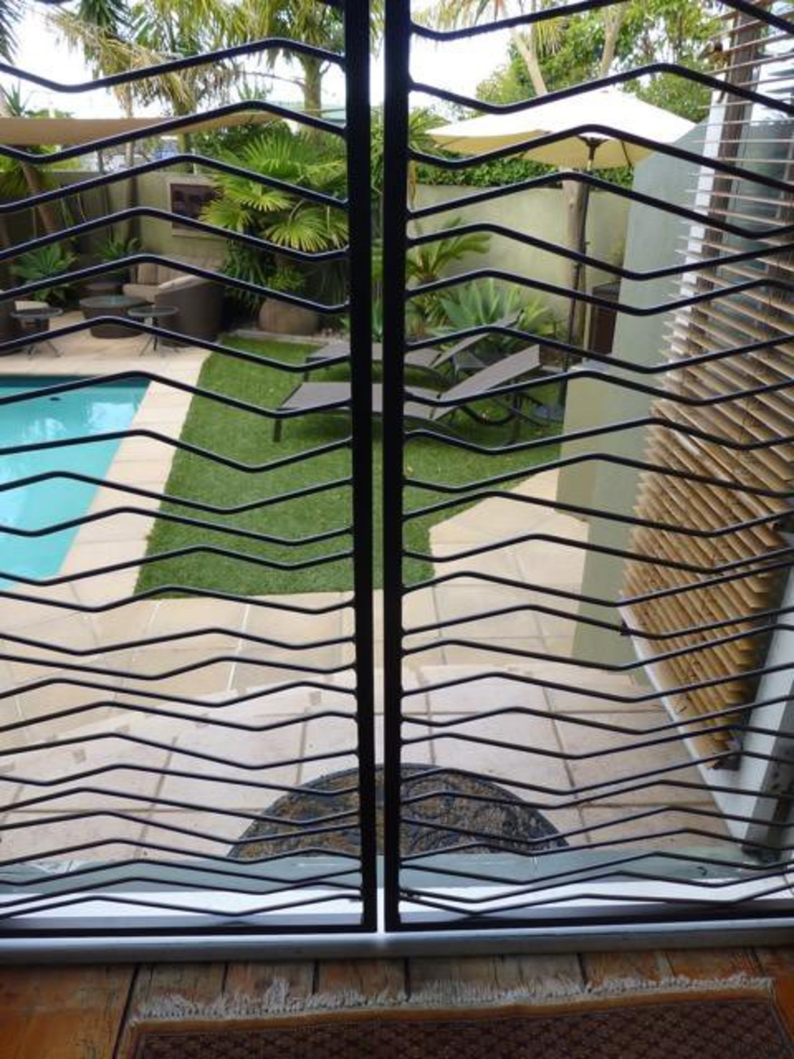 Have you been looking for something a little fence, gate, glass, handrail, iron, outdoor structure, tree, window, gray, black