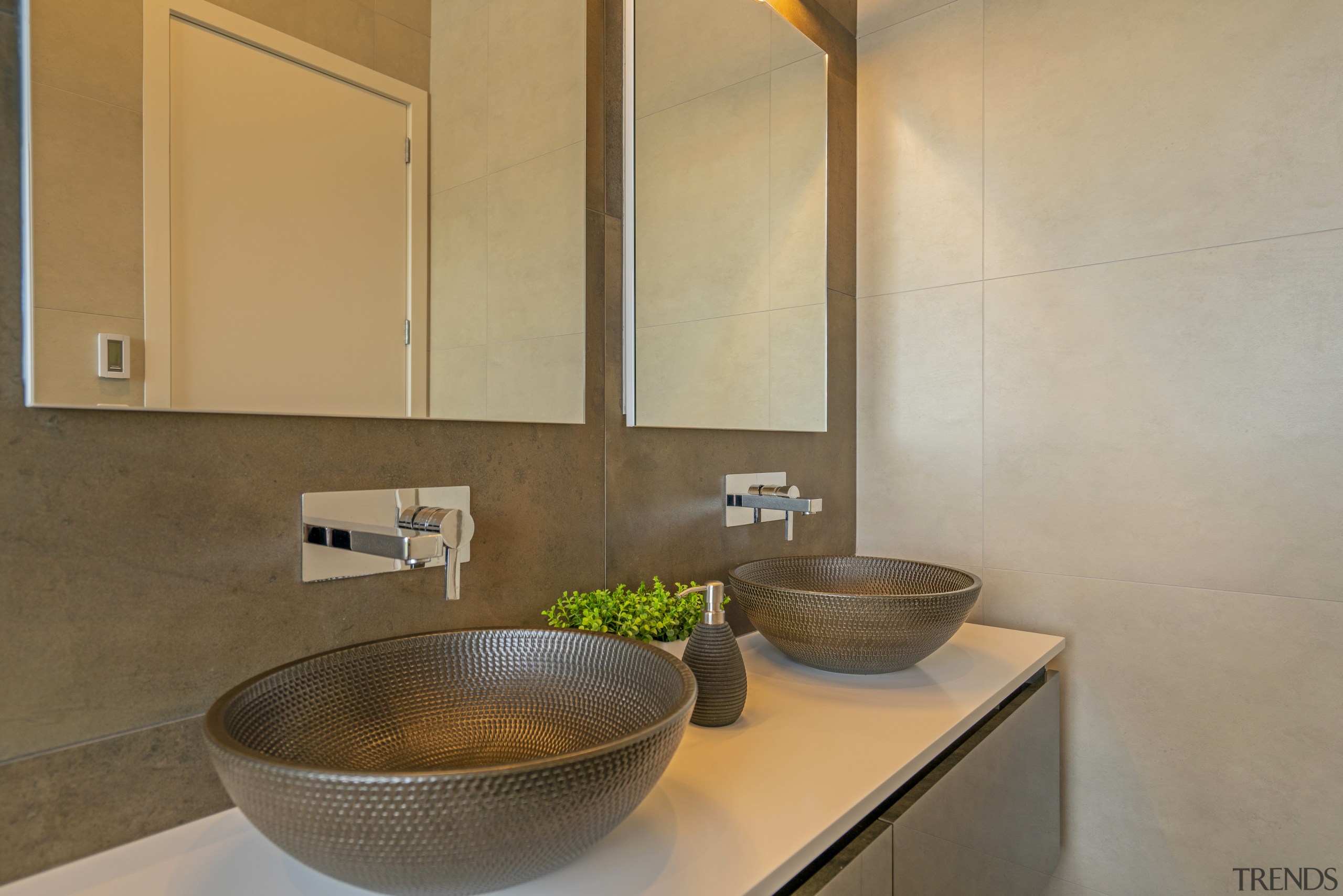 The owners loved the colour of the vanity 