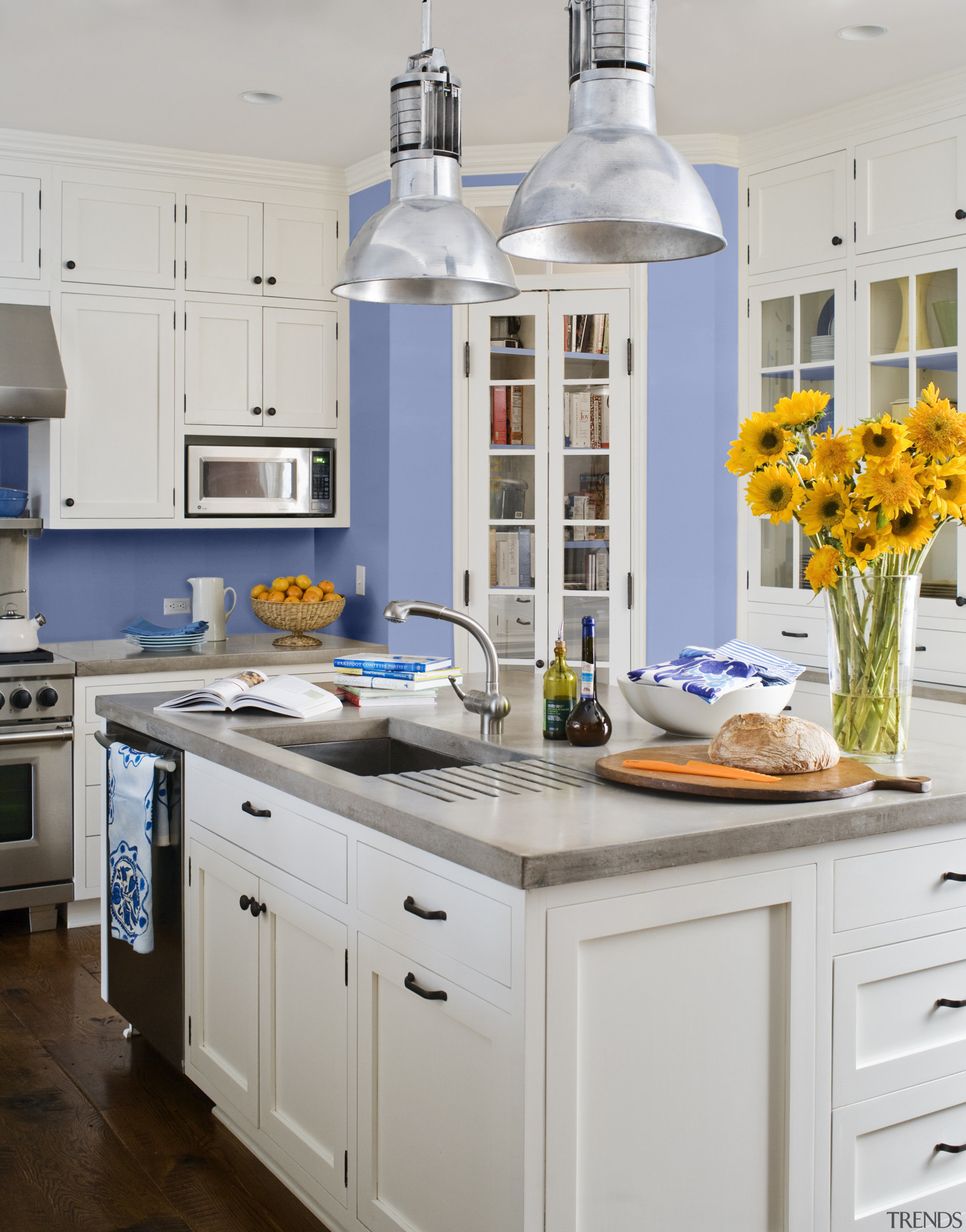 View of Benjamin Moore Paints. - View of cabinetry, countertop, cuisine classique, interior design, kitchen, room, gray