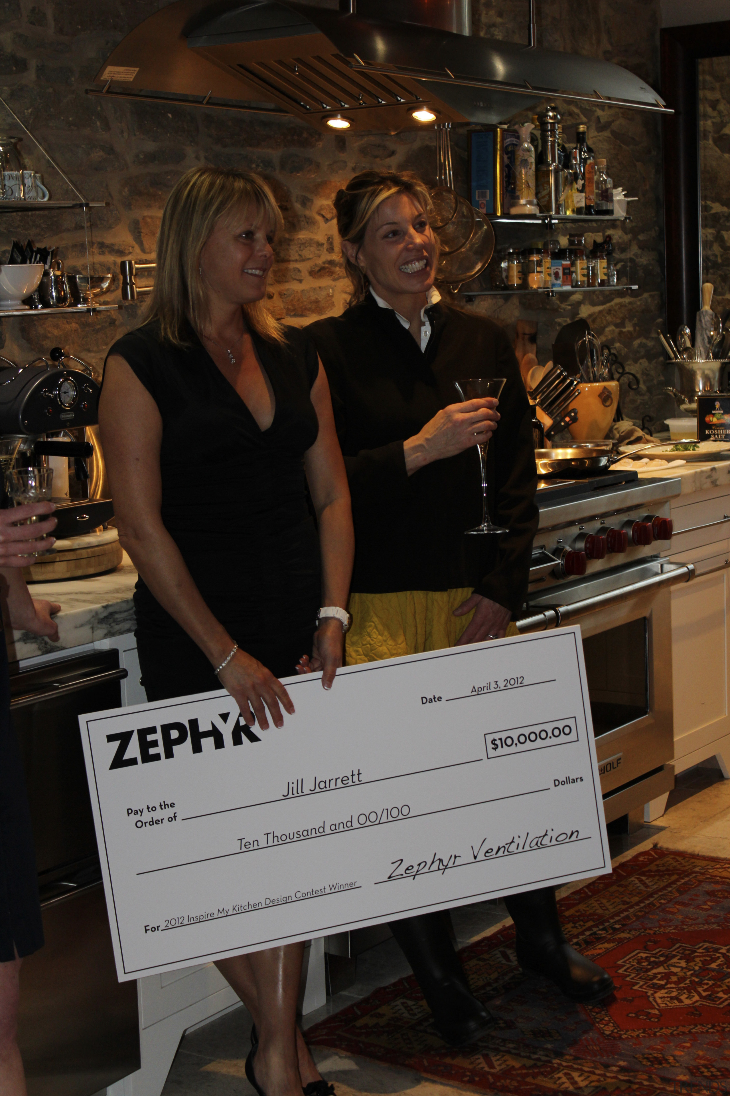 Seen here is a kitchen designed by Jill socialite, brown, black