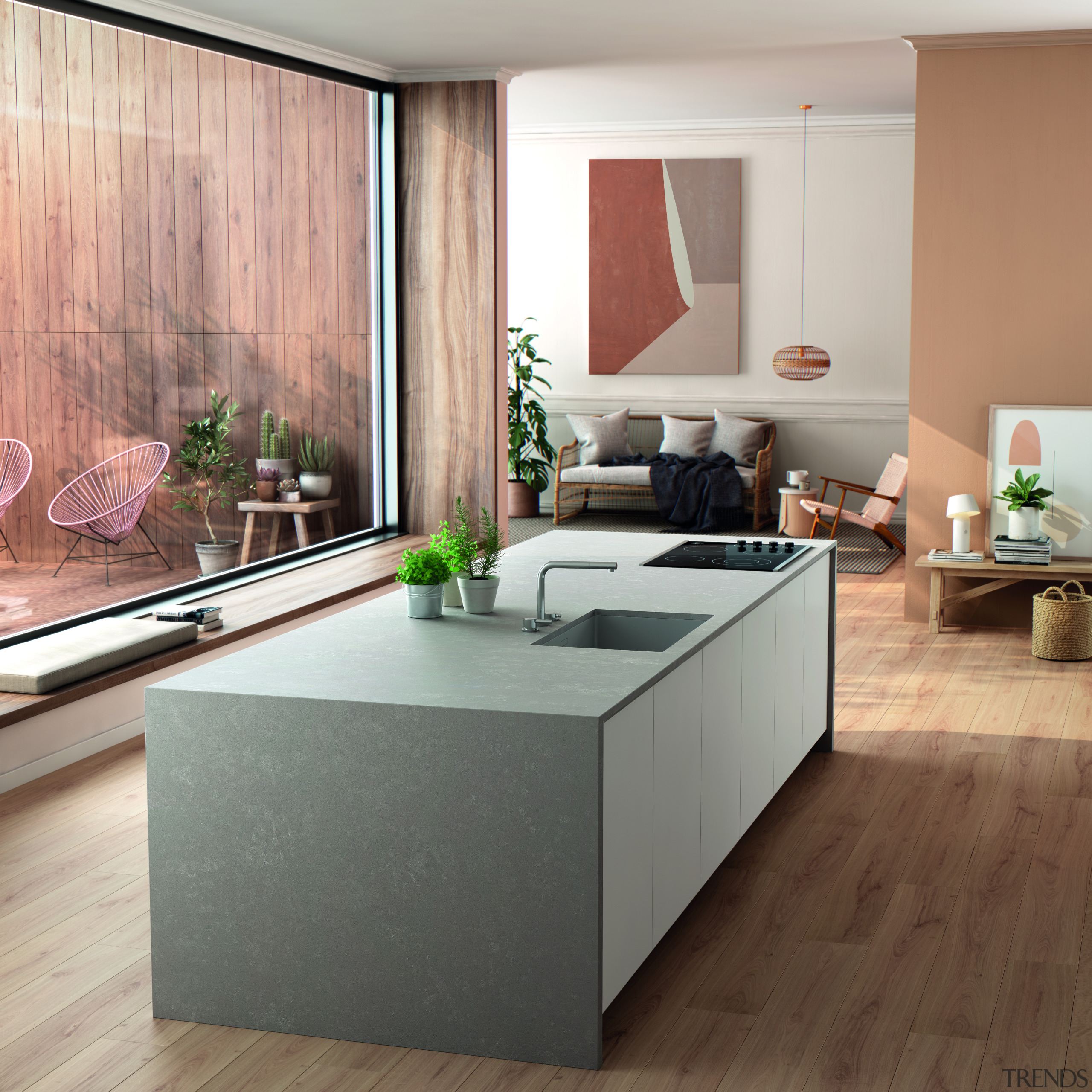 Silestone Poblenou – a warm shade of grey 