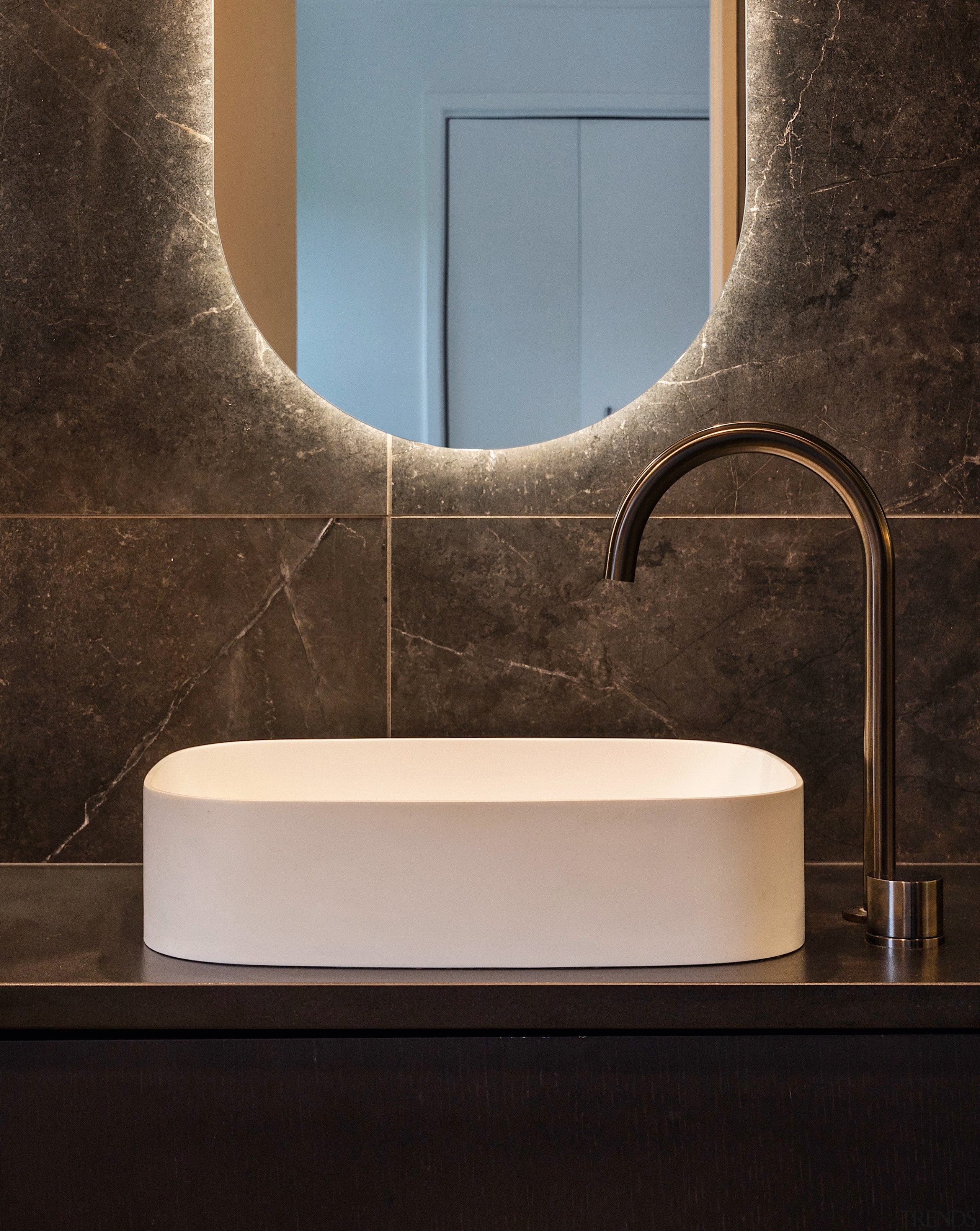 The Sofia basins in Matte White are teemed 